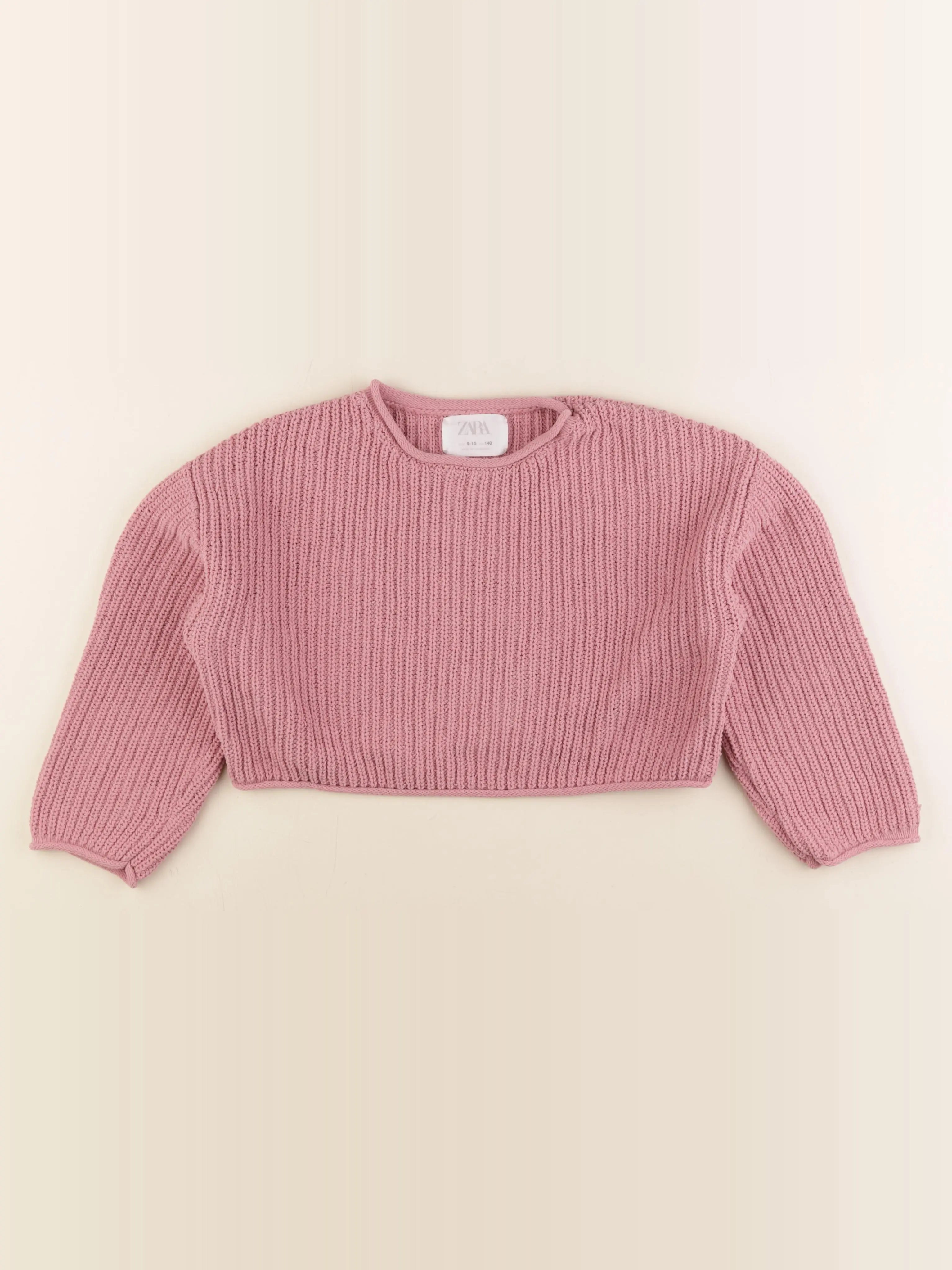 Zara - pull rose - 9/10 ans