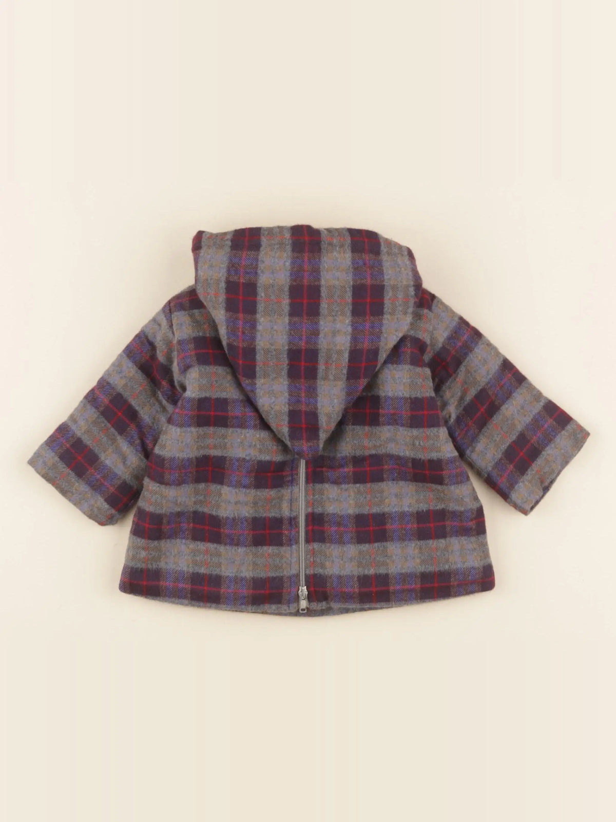 Burnou Anatole tartan