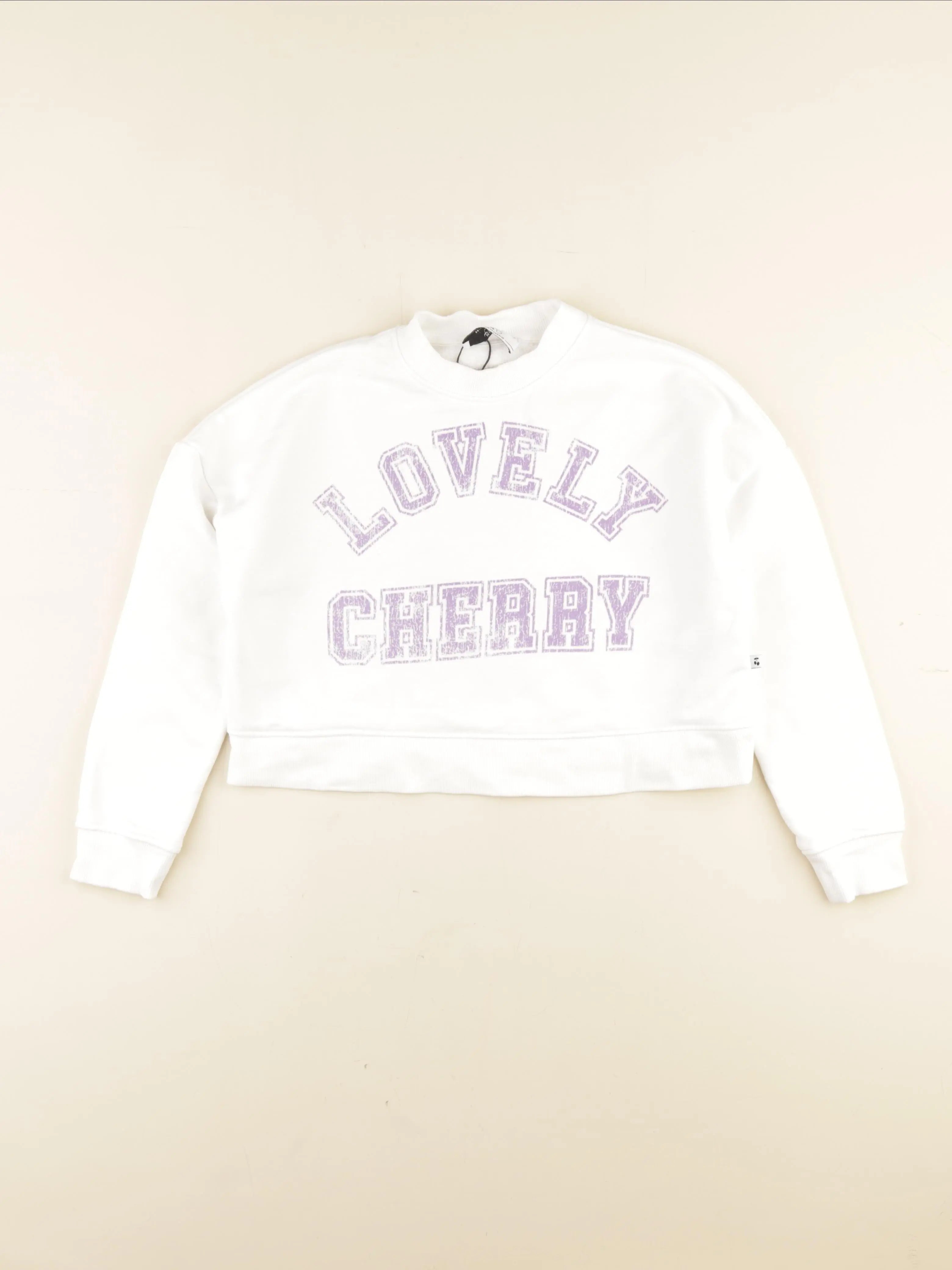Le temps des cerises - sweat blanc - 8 ans