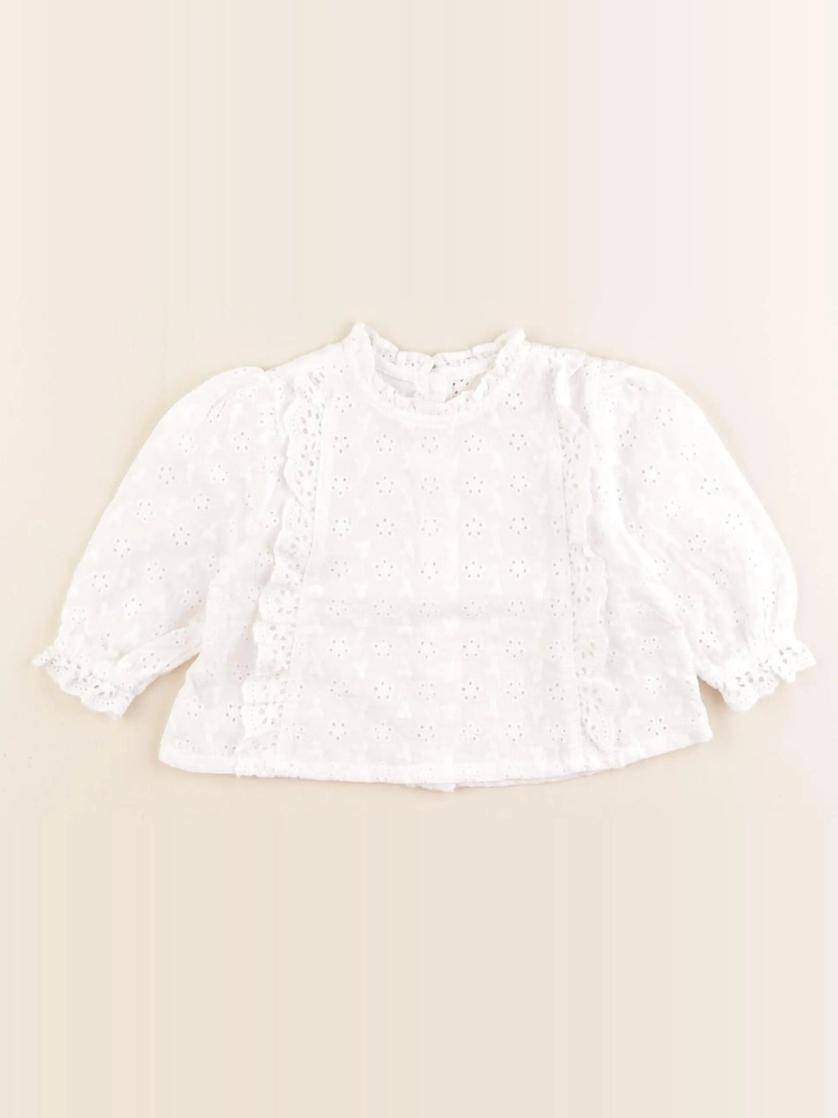Vertbaudet - blouse blanc - 6 mois
