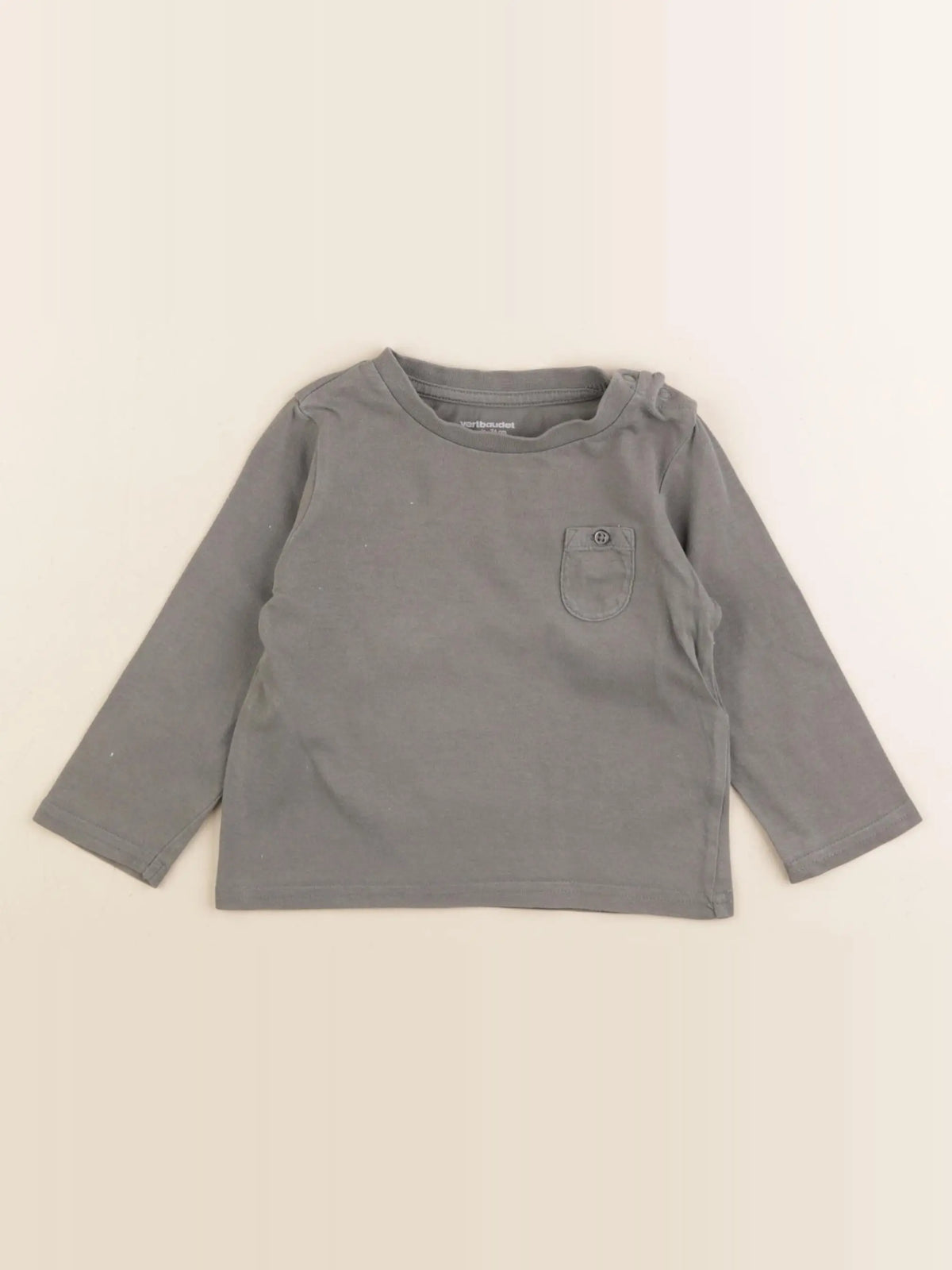 Vertbaudet - tee-shirt vert - 12 mois