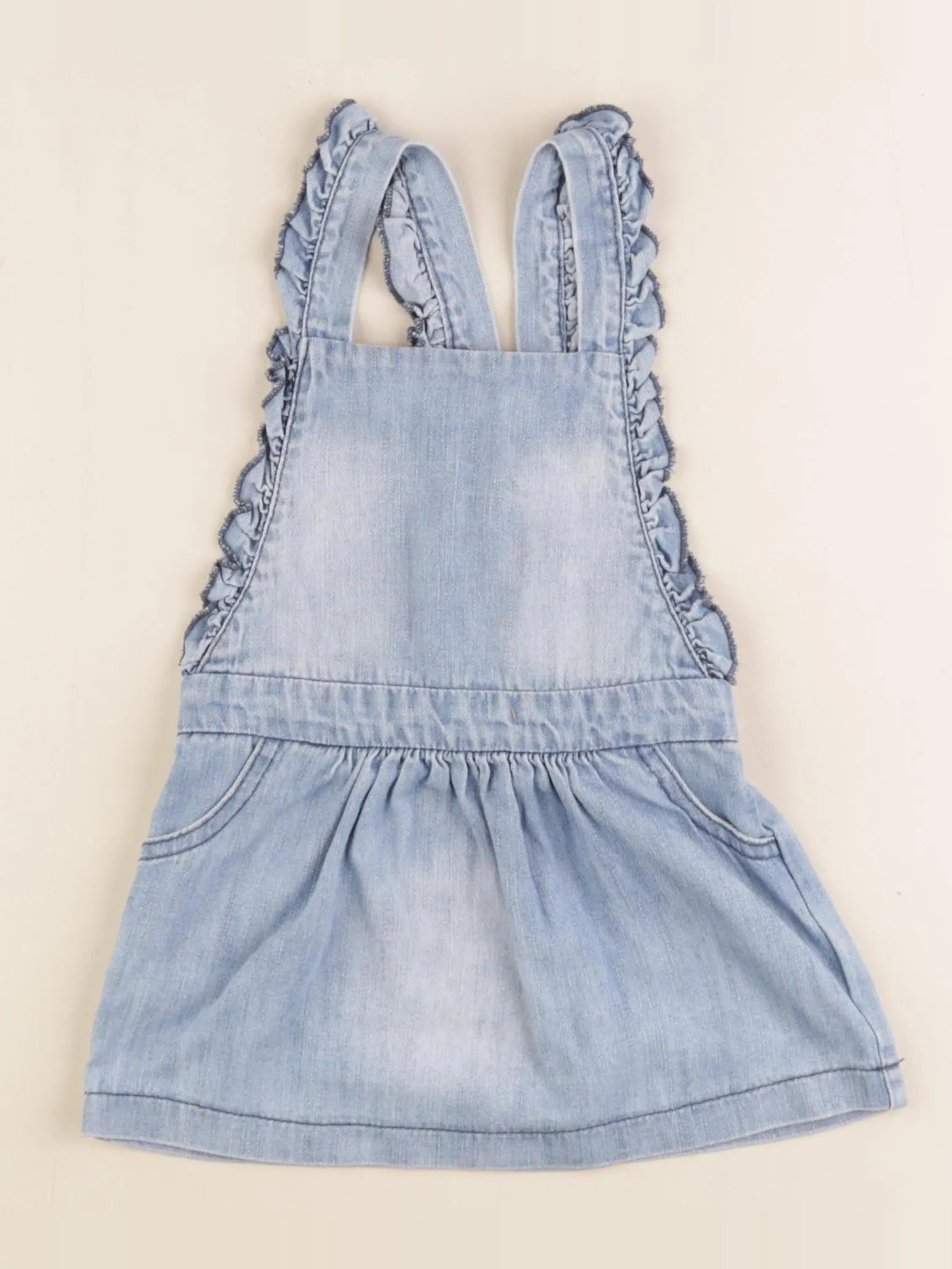 Vertbaudet - robe bleu - 18 mois
