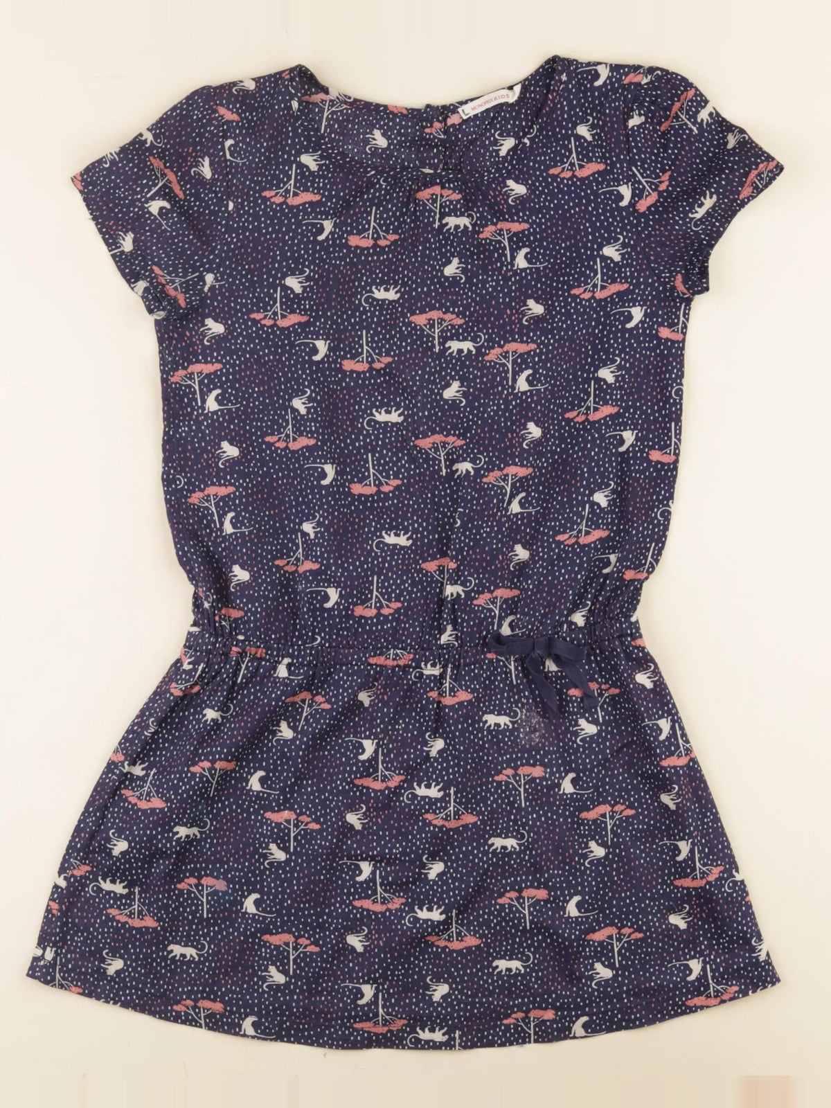 Monoprix - robe bleu - 10 ans