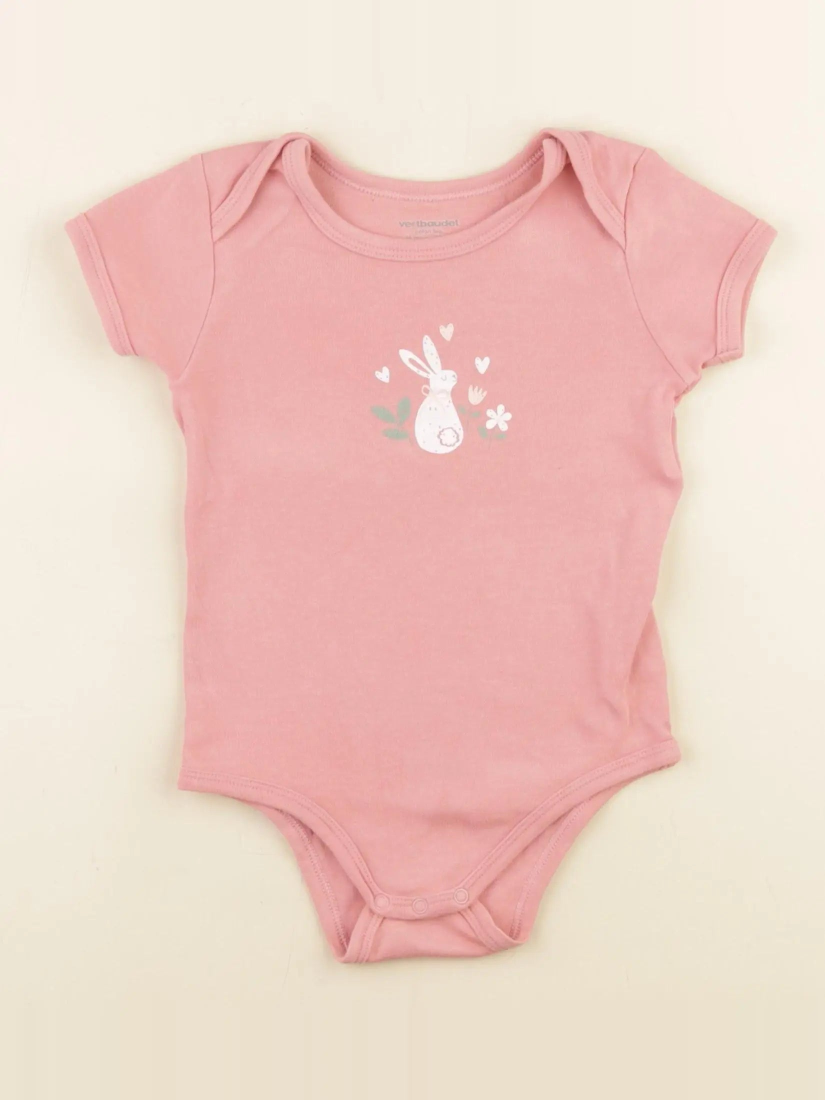 Vertbaudet - body rose - 36 mois