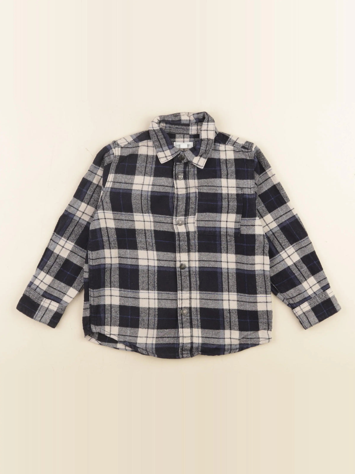 Vertbaudet - chemise bleu - 4 ans