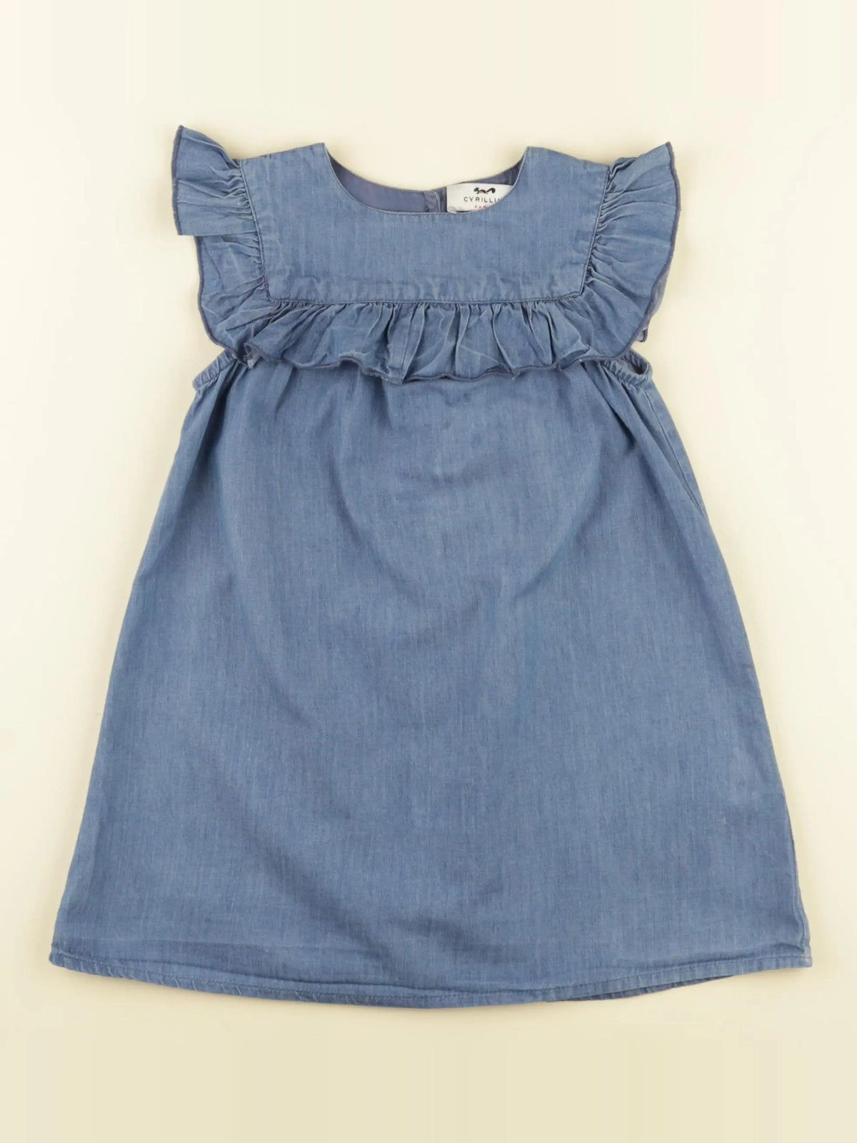Cyrillus - robe bleu - 24 mois