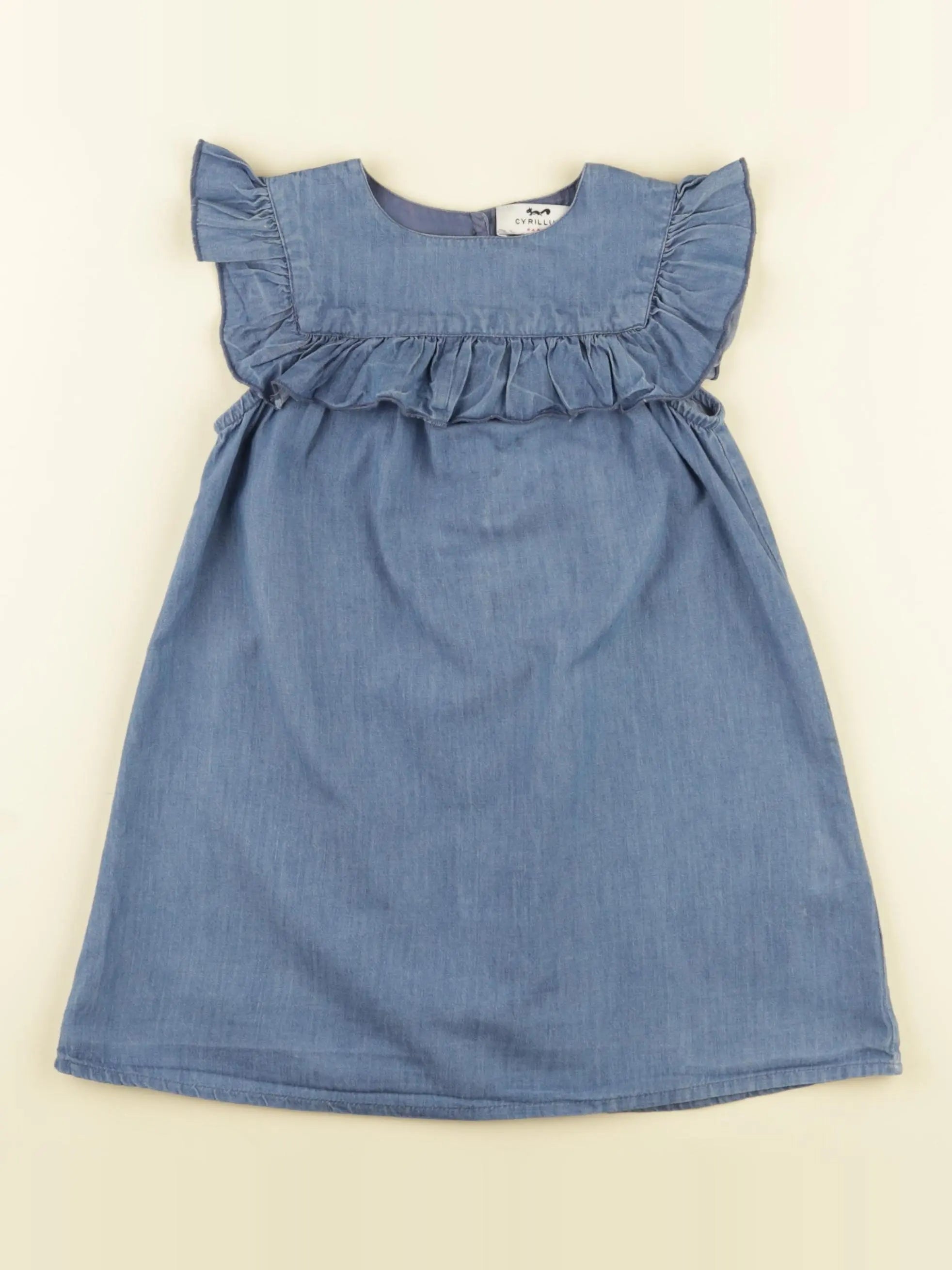 Cyrillus - robe bleu - 24 mois