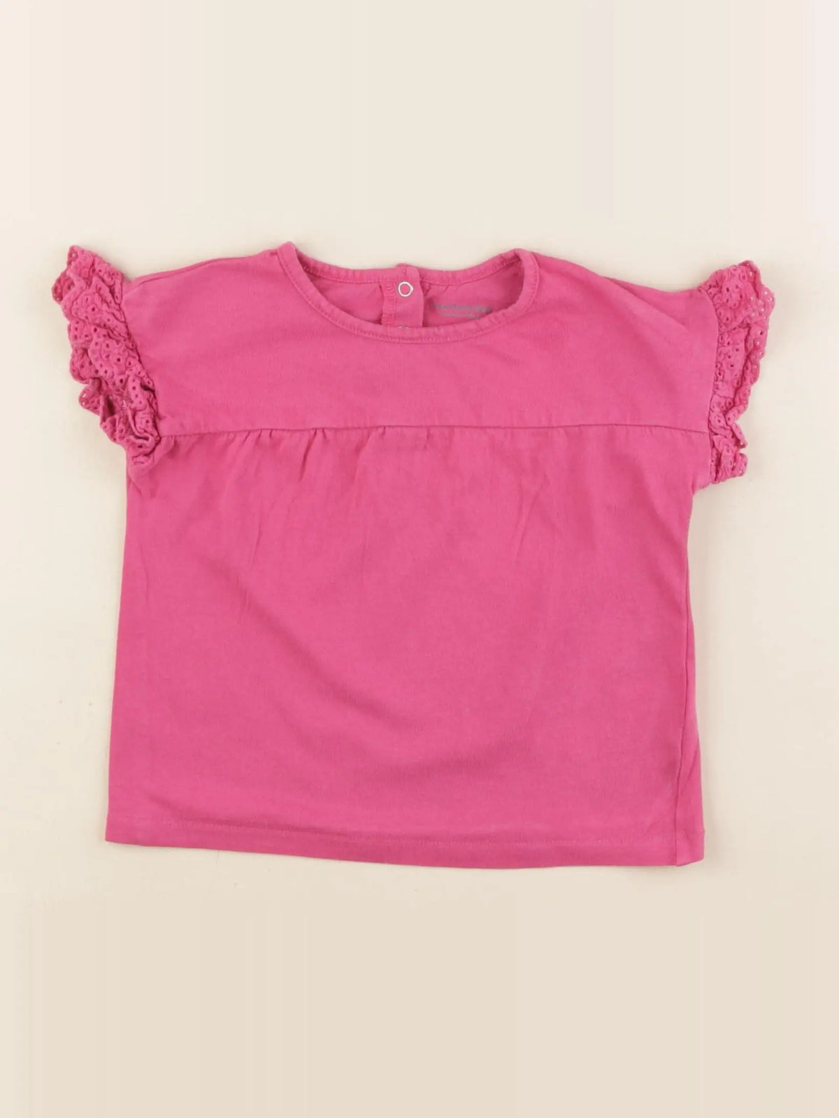 Vertbaudet - tee-shirt rose - 24 mois