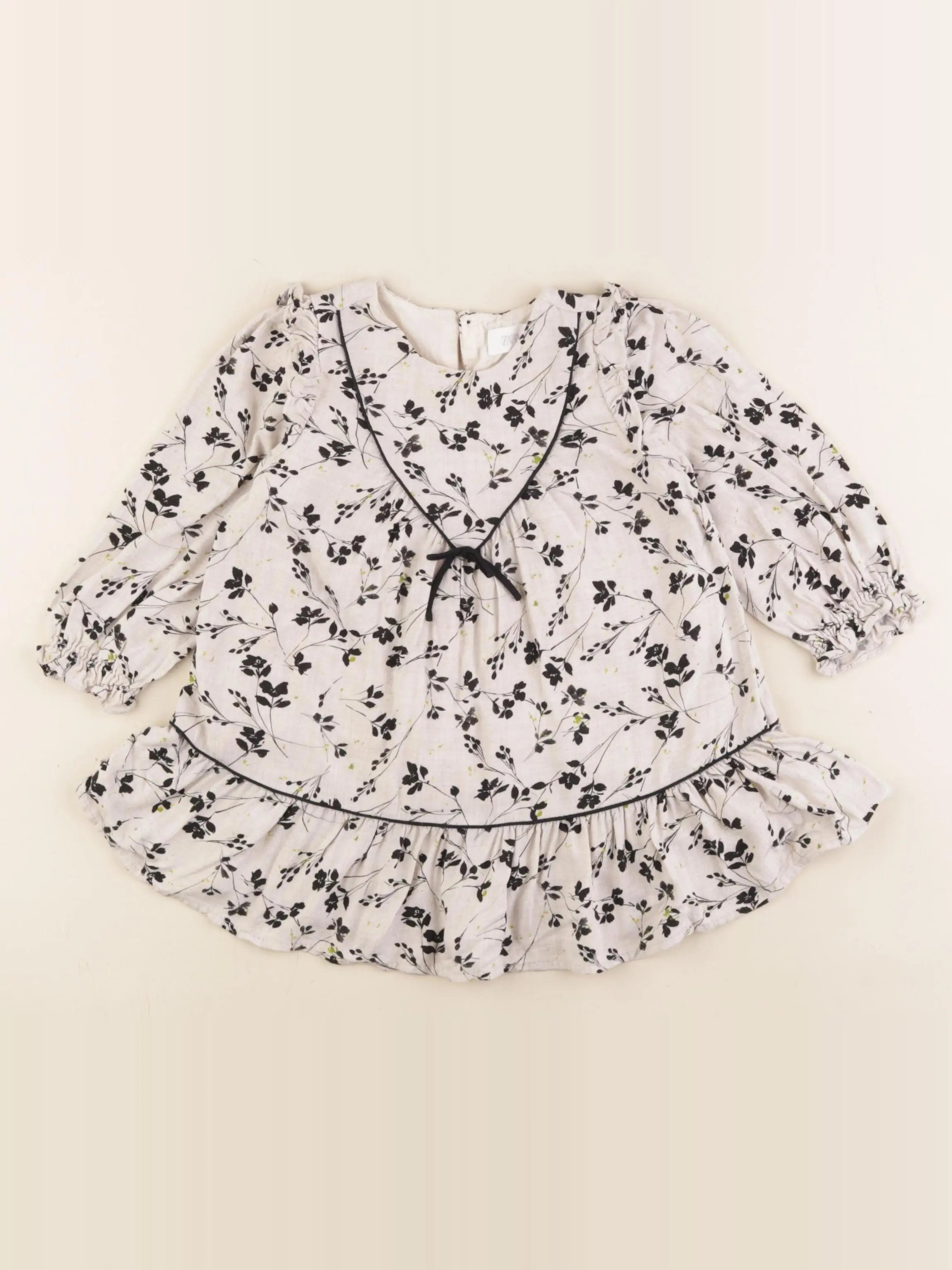 Zara - robe beige - 12/18 mois