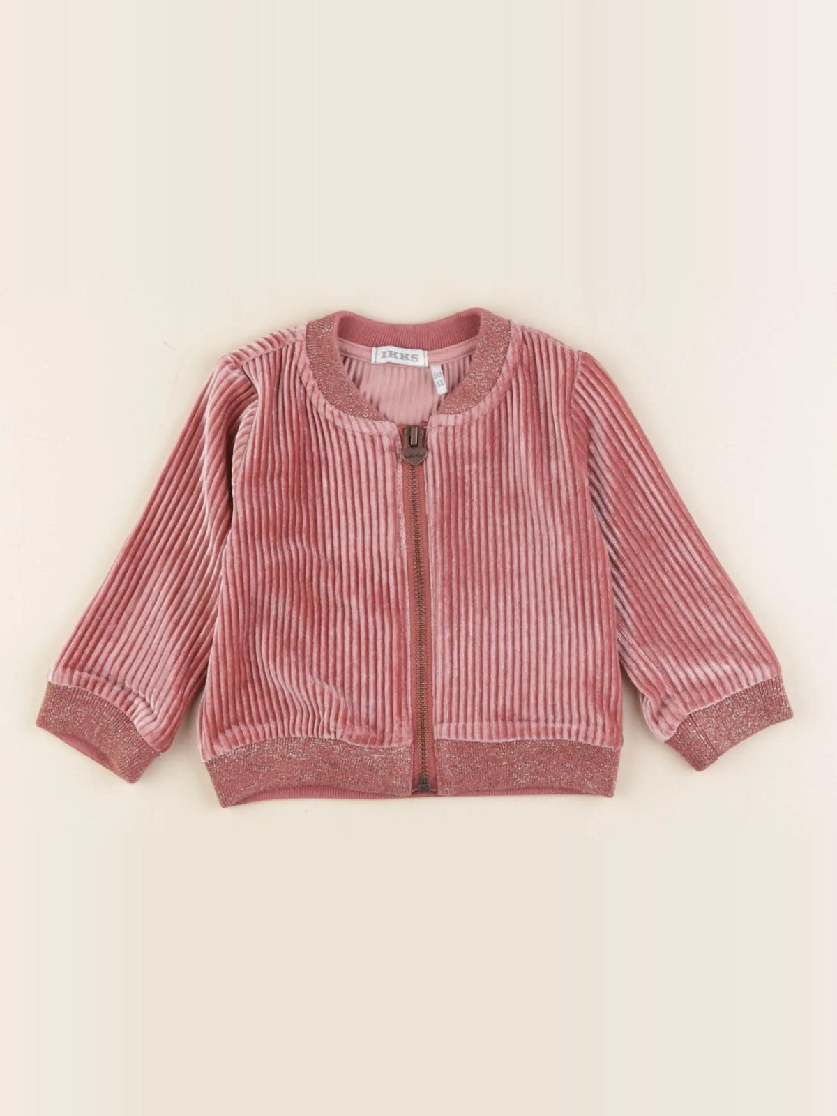 IKKS - veste rose, or - 6 mois