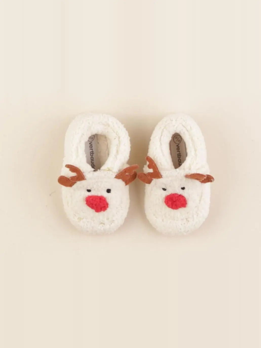 Vertbaudet - chaussons beige - pointure 18/19