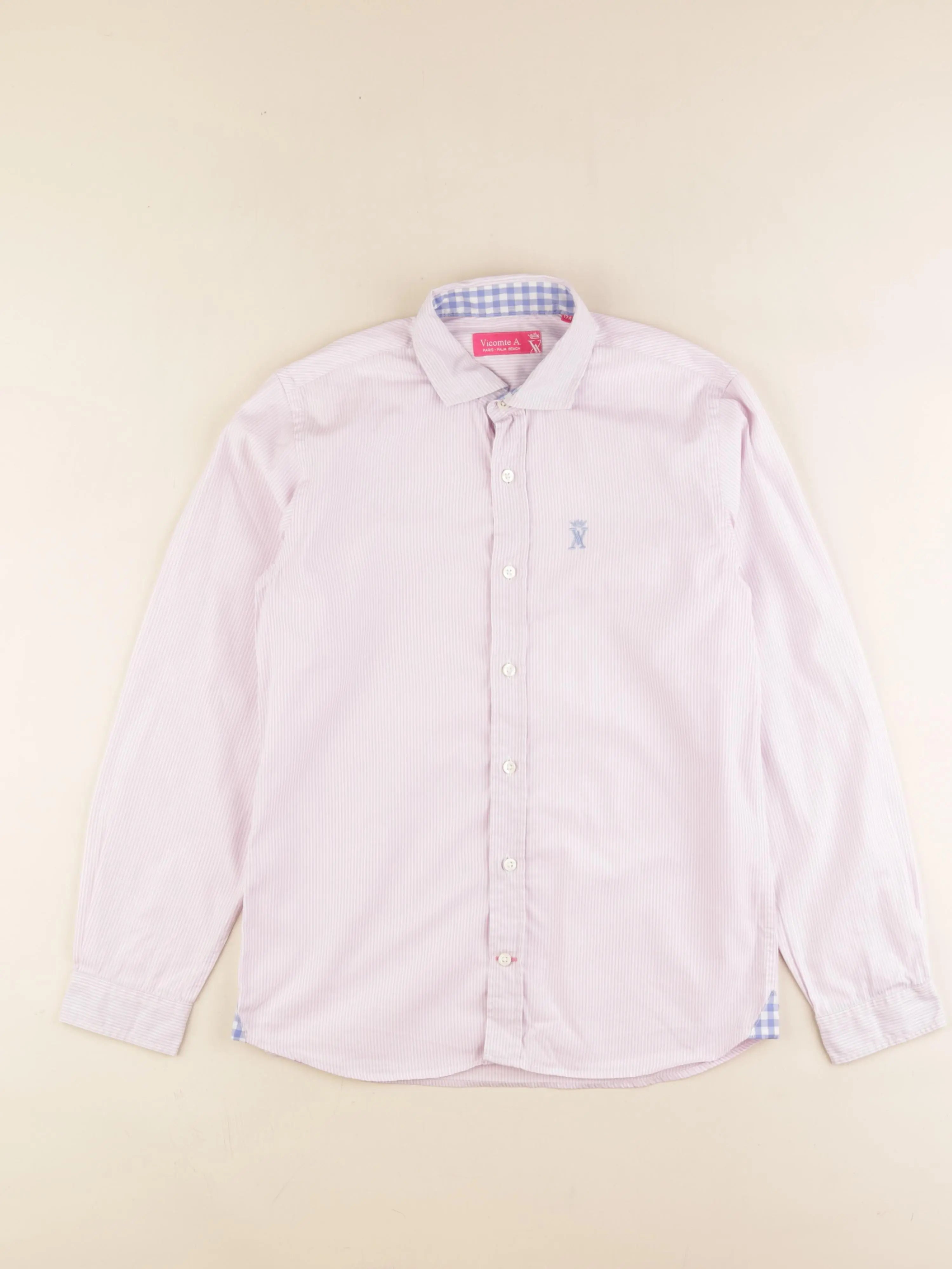 Vicomte A. - chemise rose - 12 ans