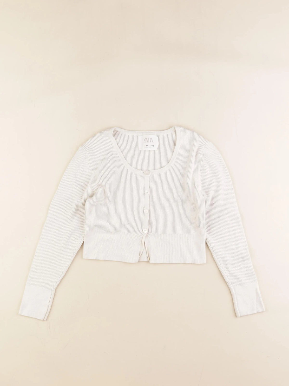 Zara - gilet blanc - 10 ans