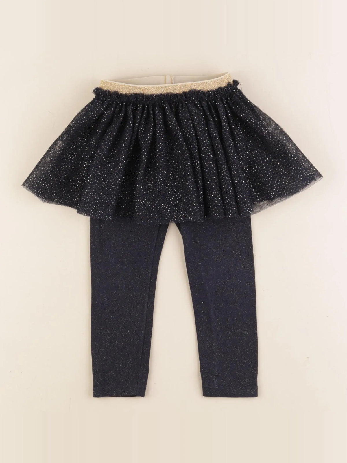 Petit Bateau - jupe bleu - 24 mois