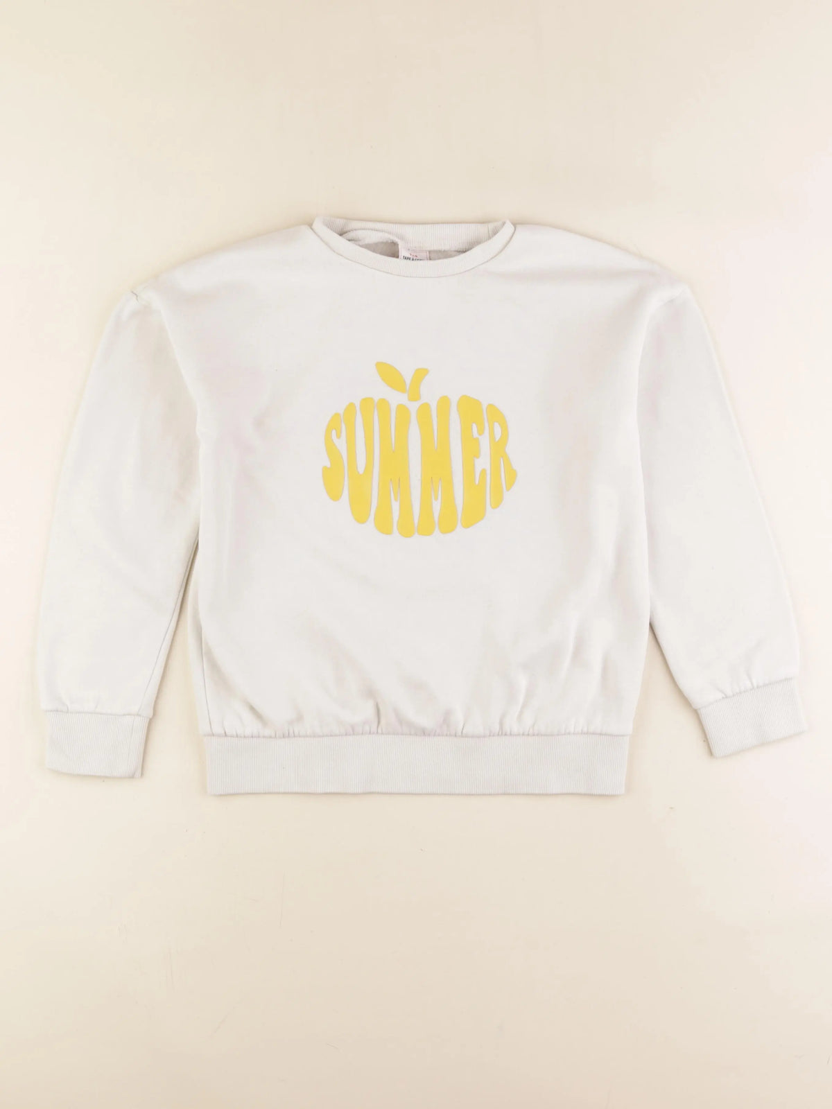 Tape à l'oeil - sweat beige - 10 ans