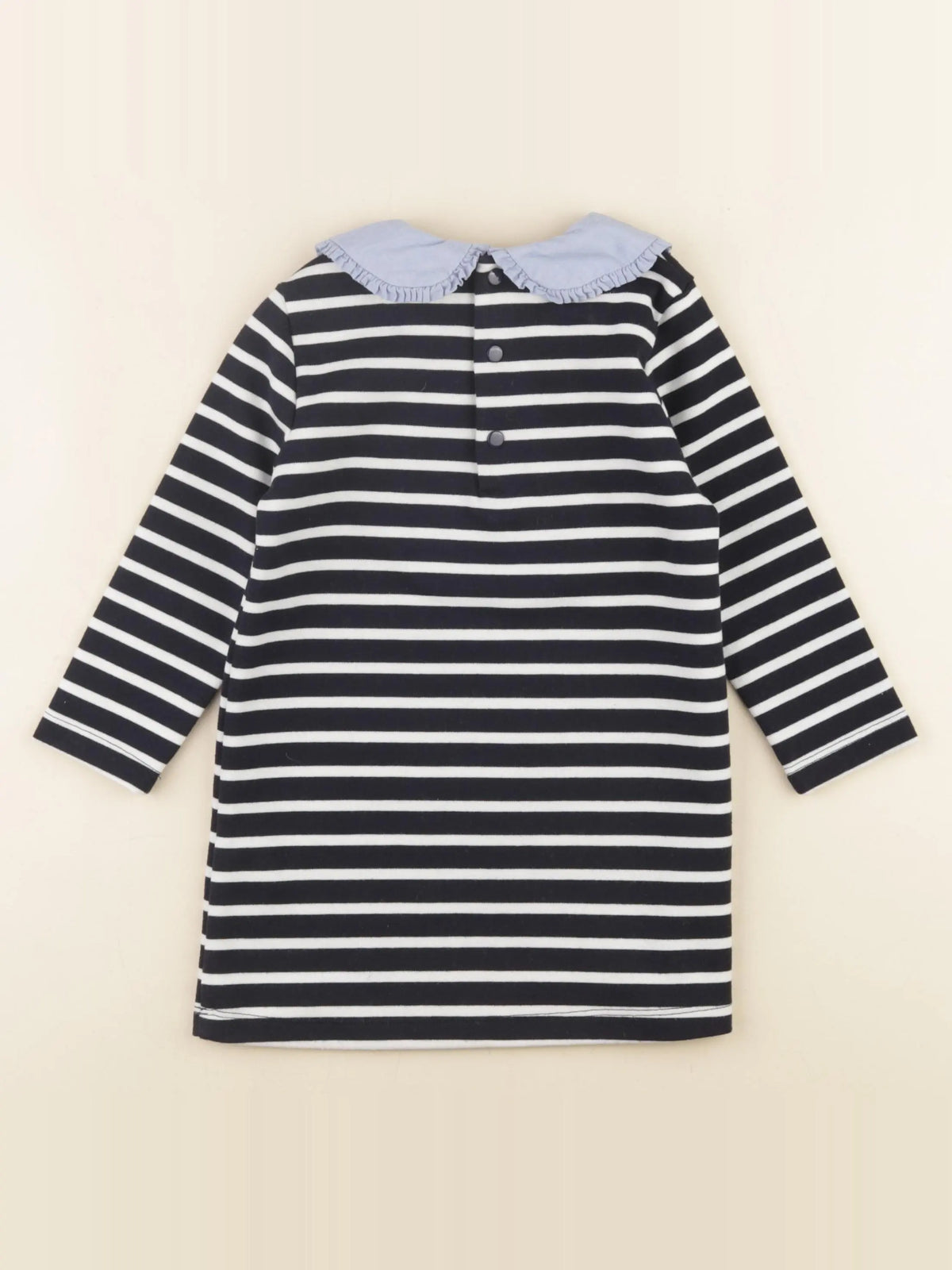 Boutchou - robe bleu, blanc - 24 mois