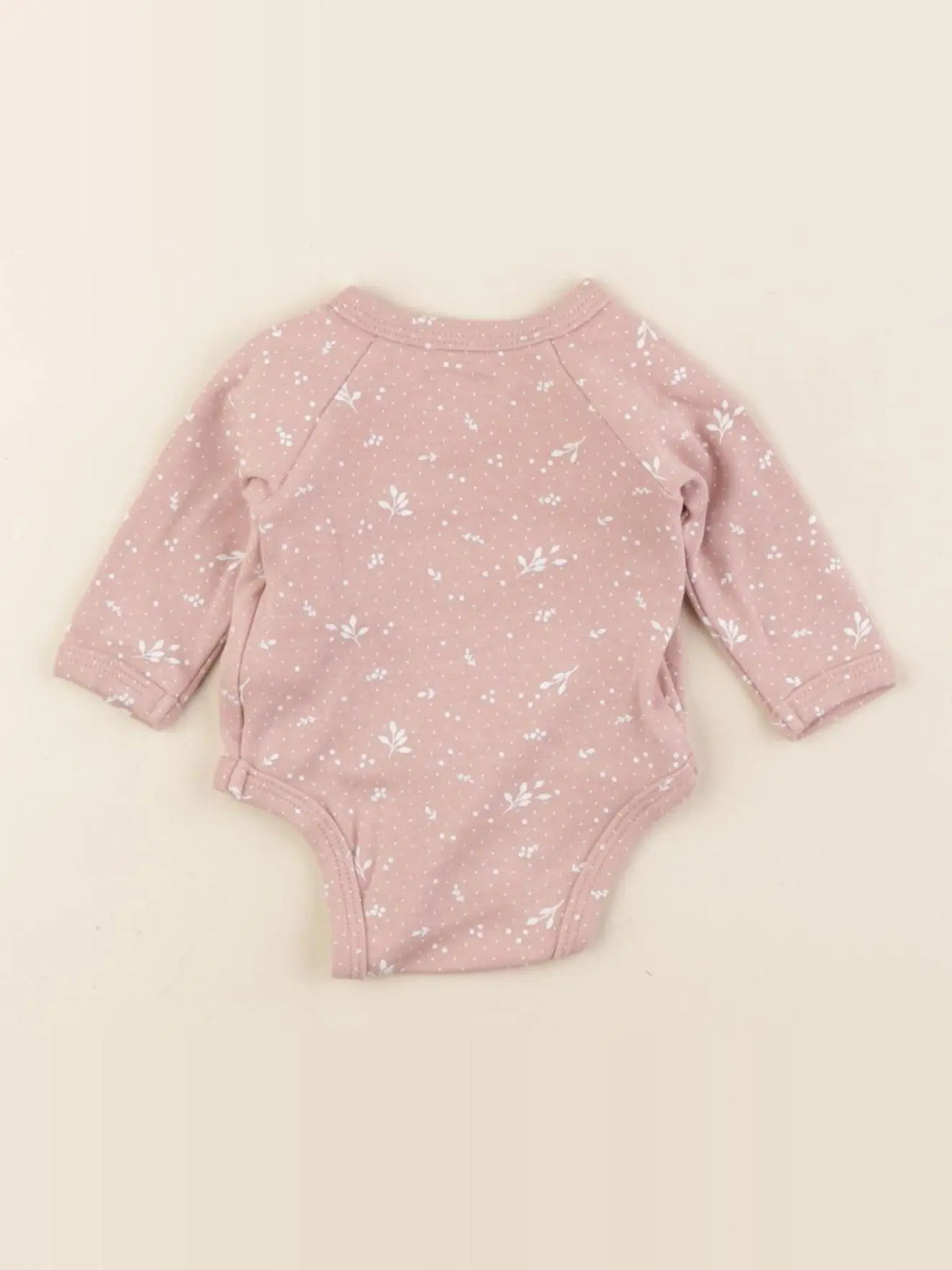 Vertbaudet - body rose - 0 mois
