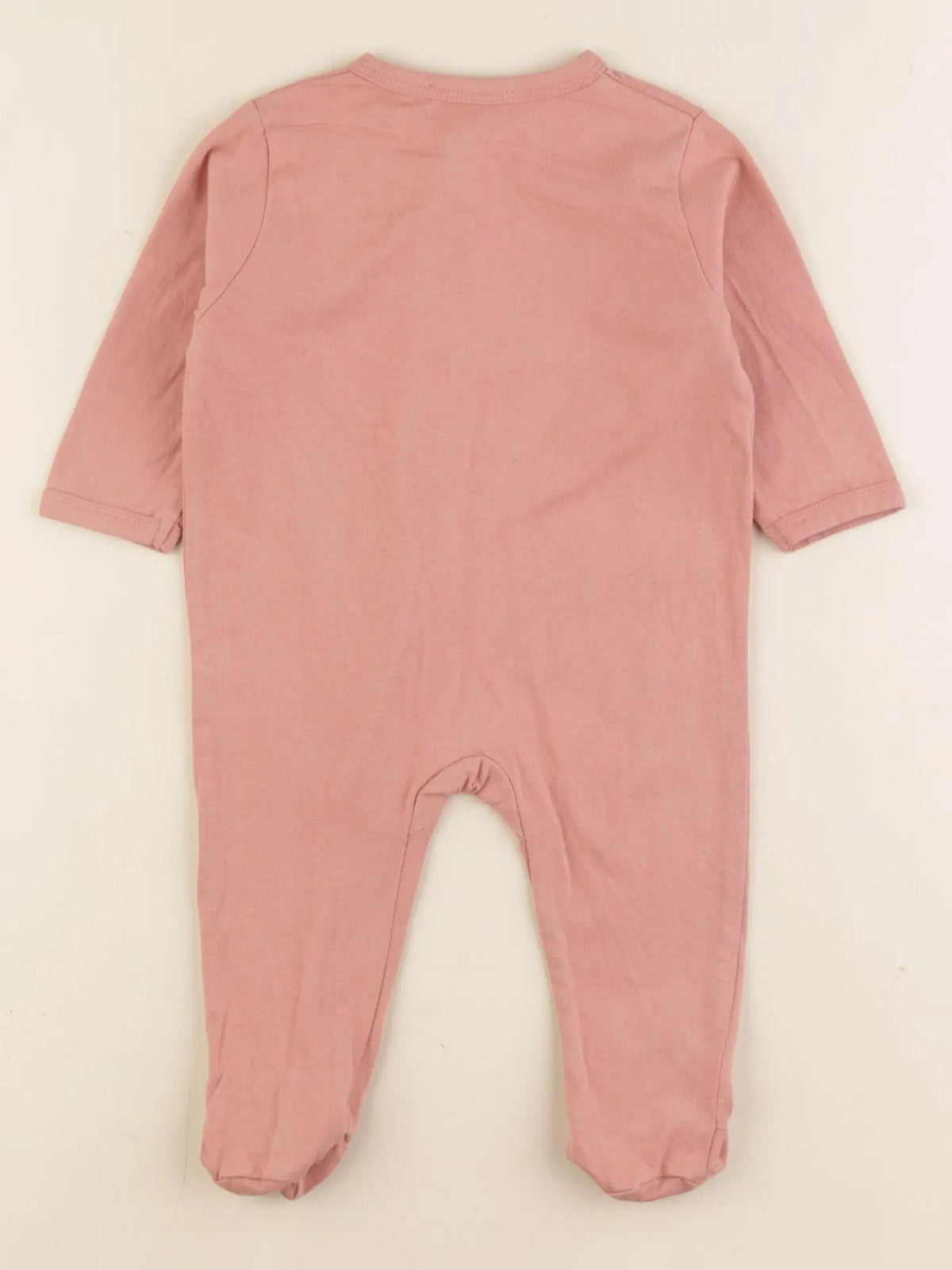 Vertbaudet - pyjama coton rose - 6 mois