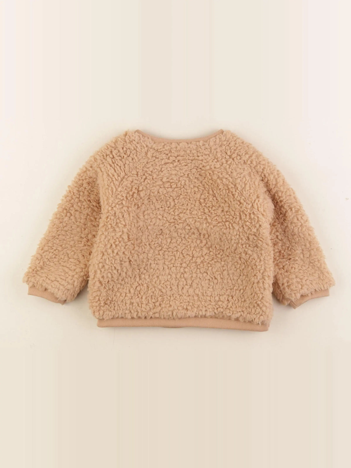 Vertbaudet - sweat marron - 18 mois