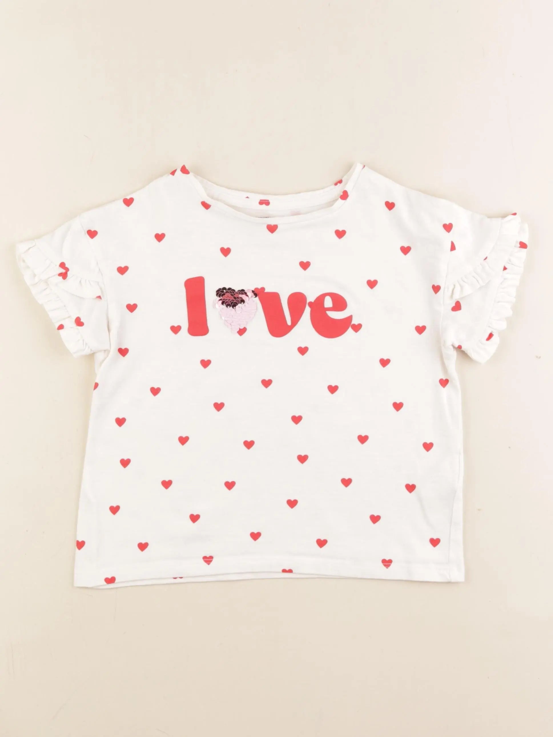 Vertbaudet - tee-shirt blanc - 5 ans
