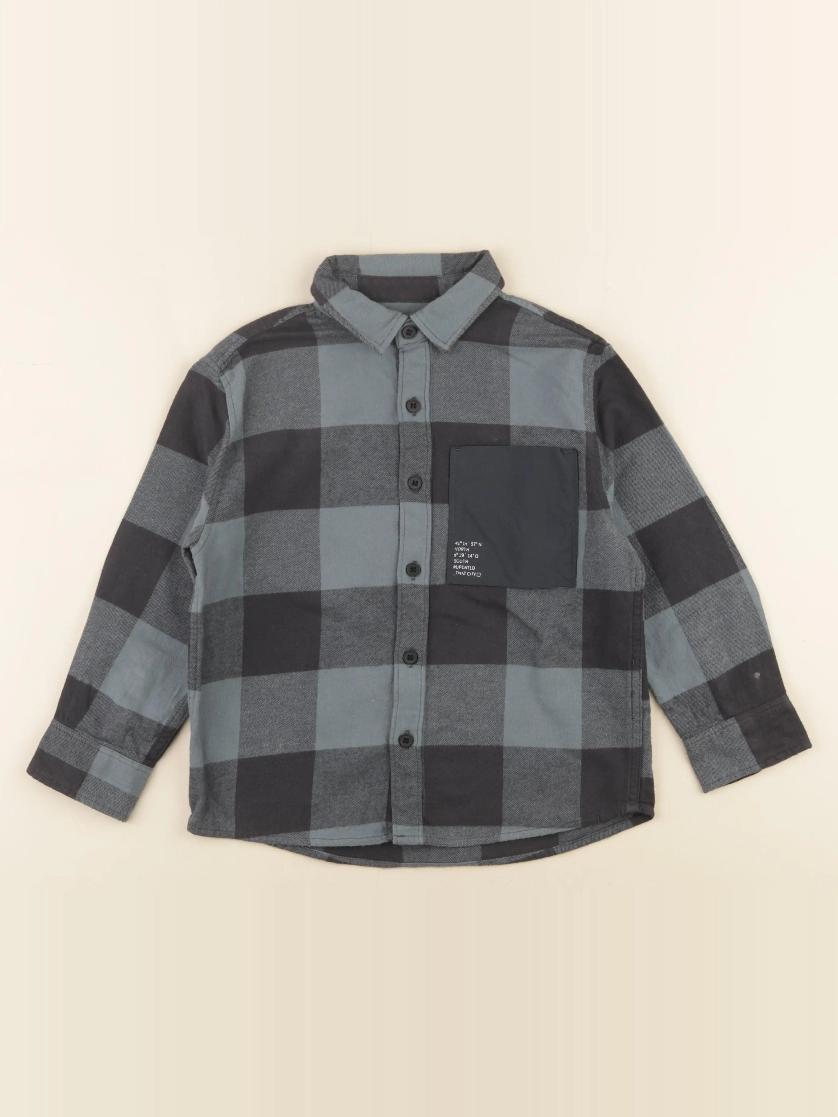 Zara - chemise bleu - 6 ans