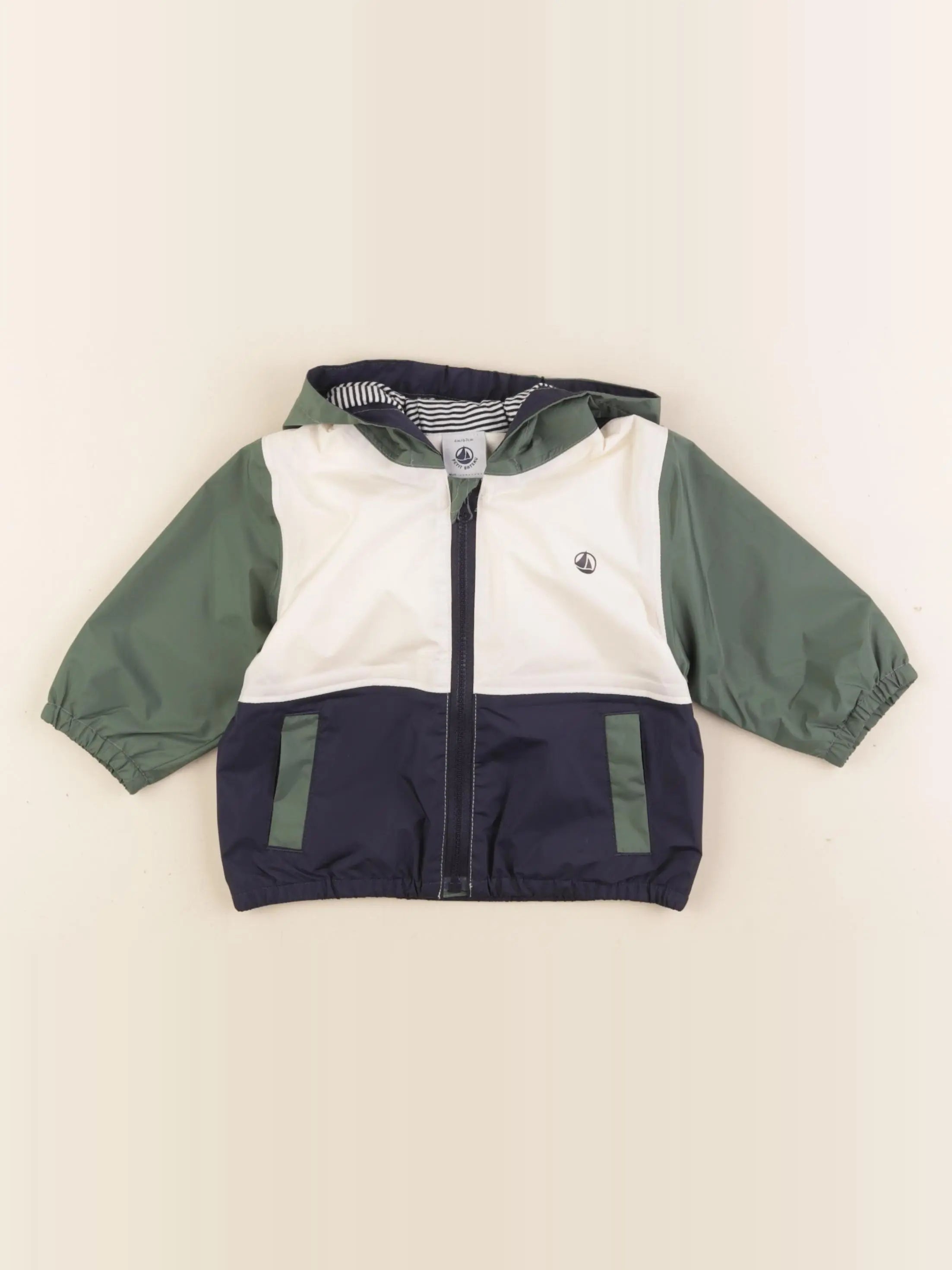 Petit Bateau - coupe-vent multicolore - 6 mois