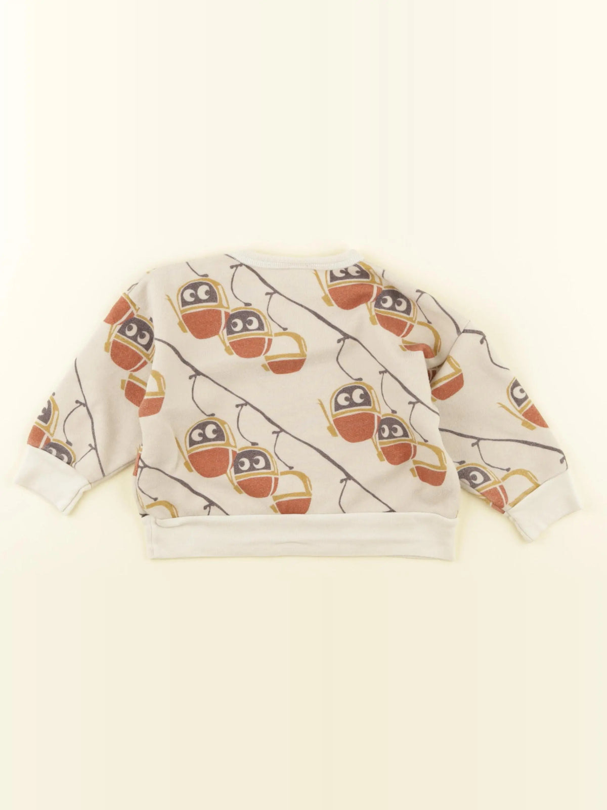 Petit Bateau - sweat marron - 18 mois