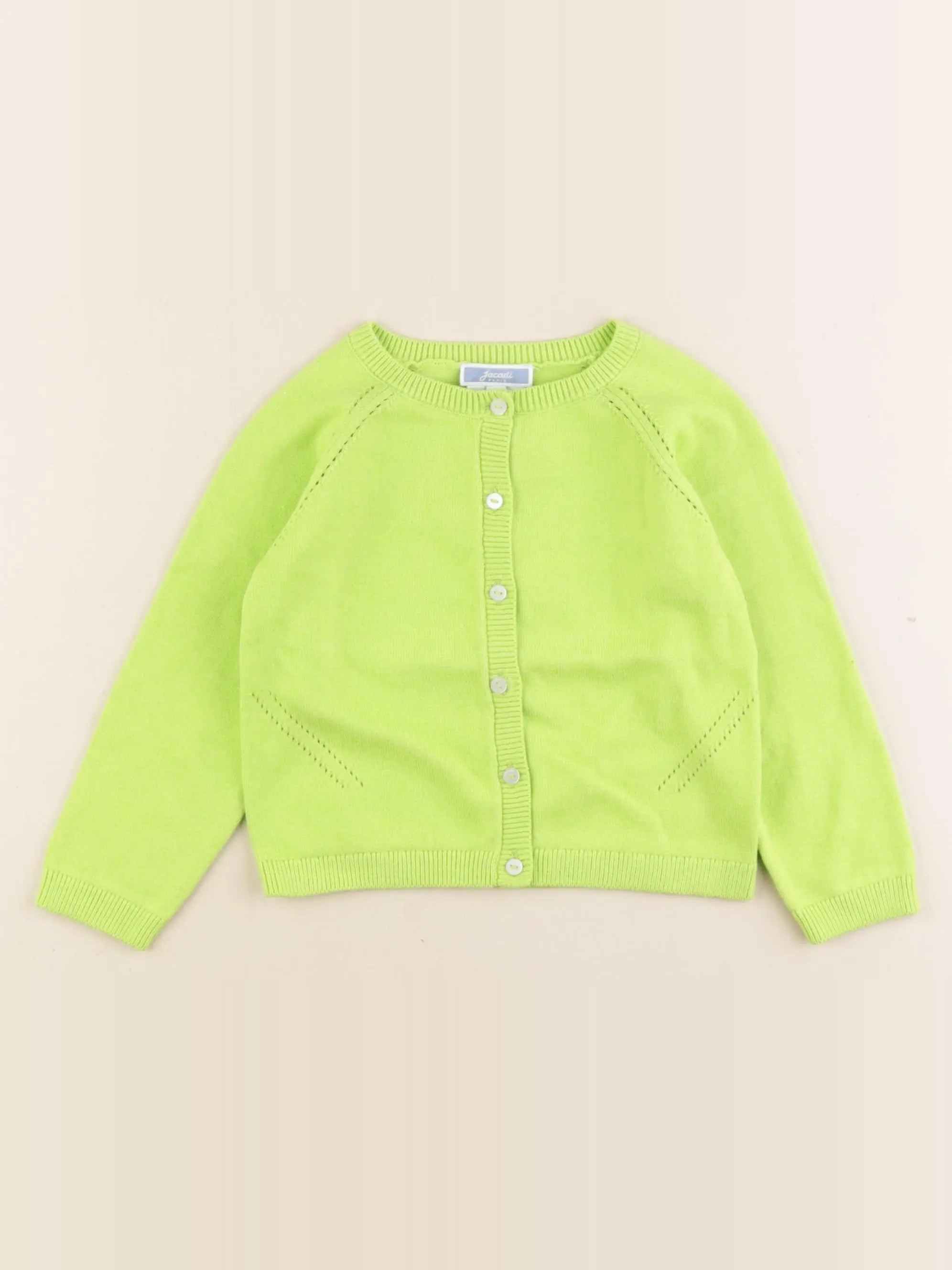 Jacadi - gilet vert - 24 mois