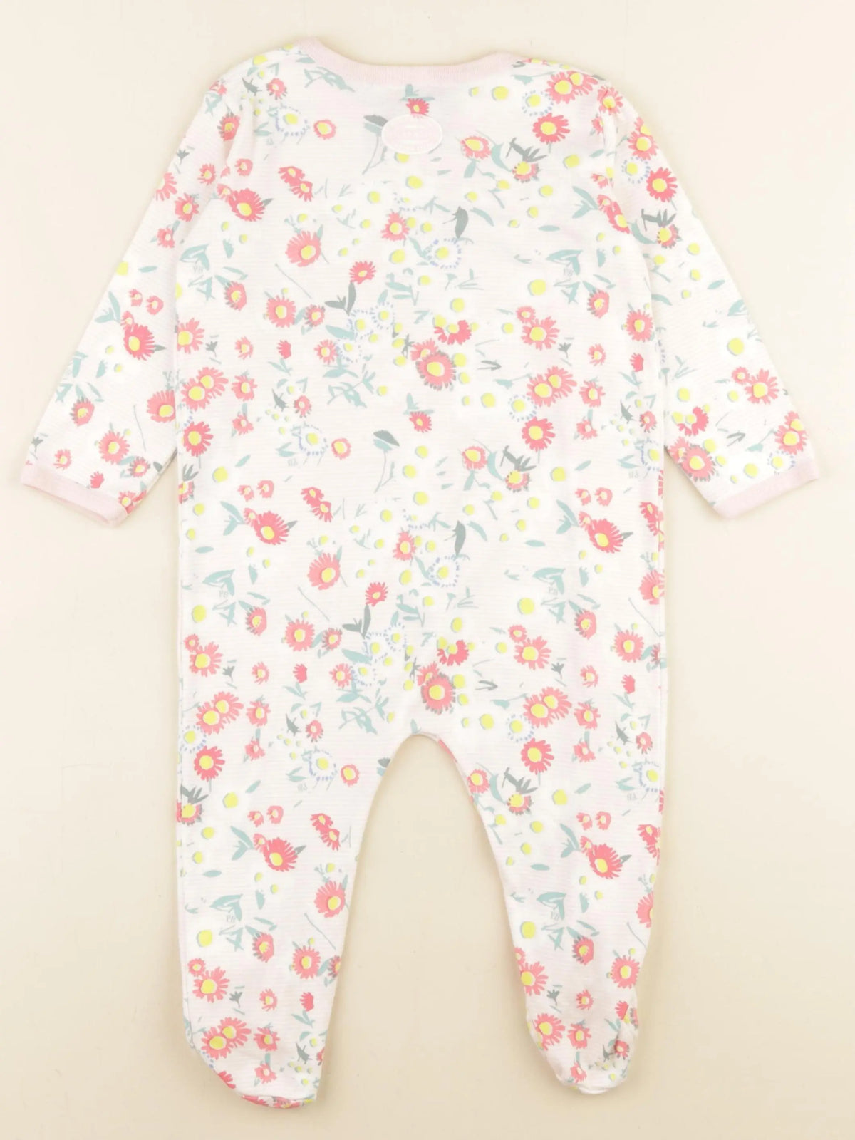 Petit Bateau - pyjama coton rose - 18 mois