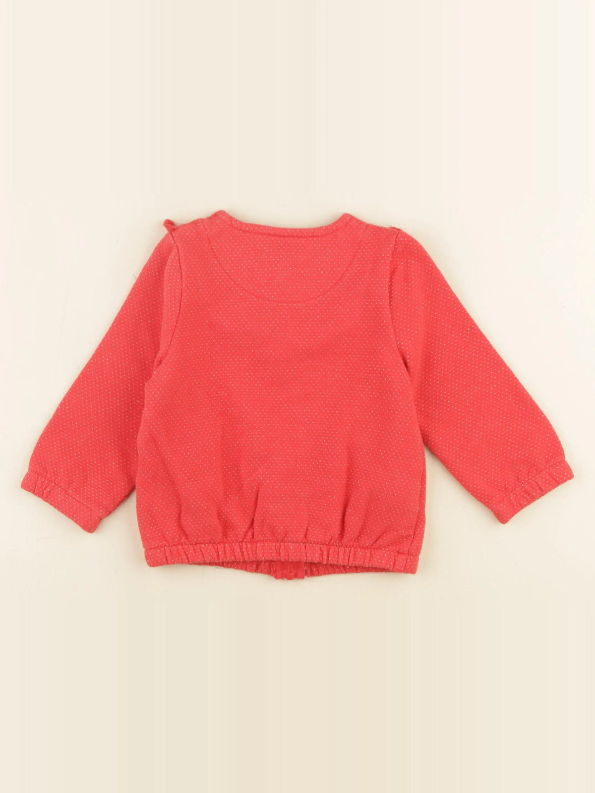 Tape à l'oeil - sweat rouge, or - 18 mois