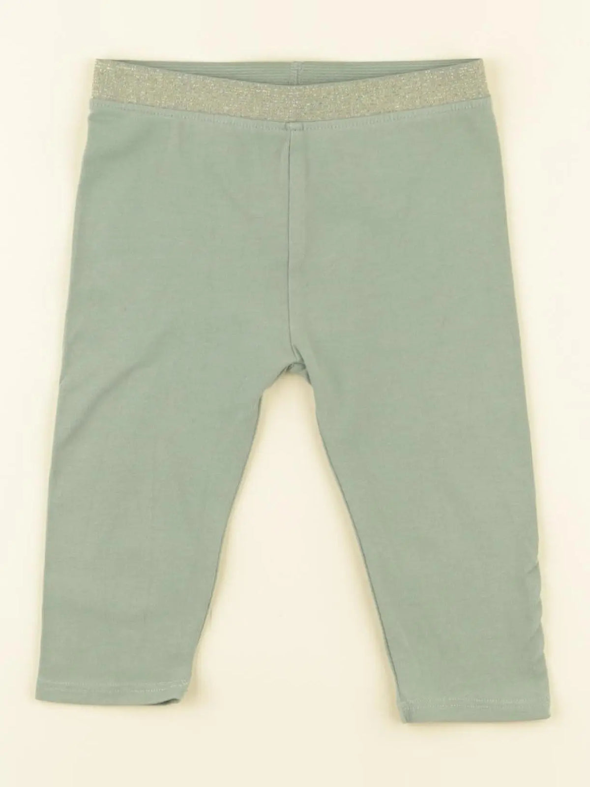 Vertbaudet - legging vert - 12 mois