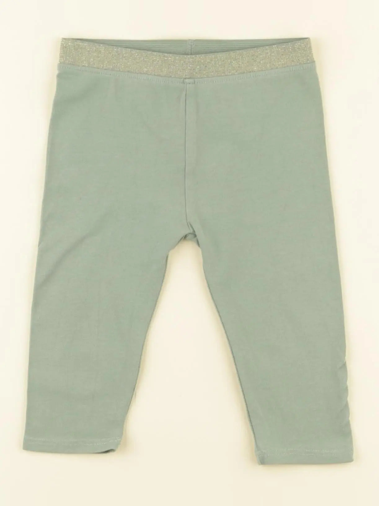 Vertbaudet - legging vert - 12 mois