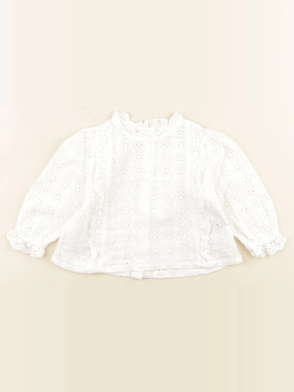 Vertbaudet - blouse blanc - 12 mois