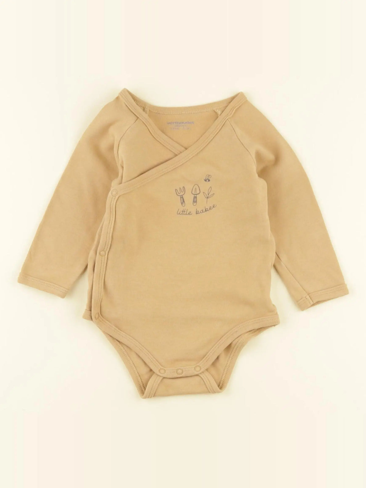 Vertbaudet - body jaune - 9 mois