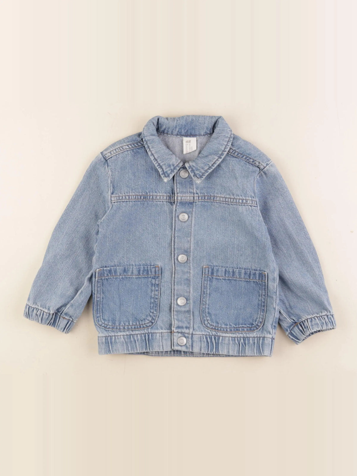H&M - veste bleu - 18/24 mois