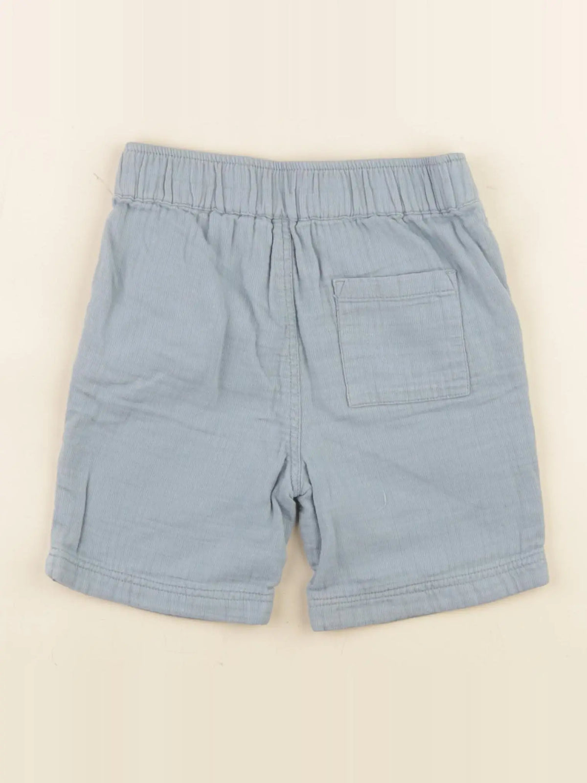 Monoprix - short bleu - 24 mois