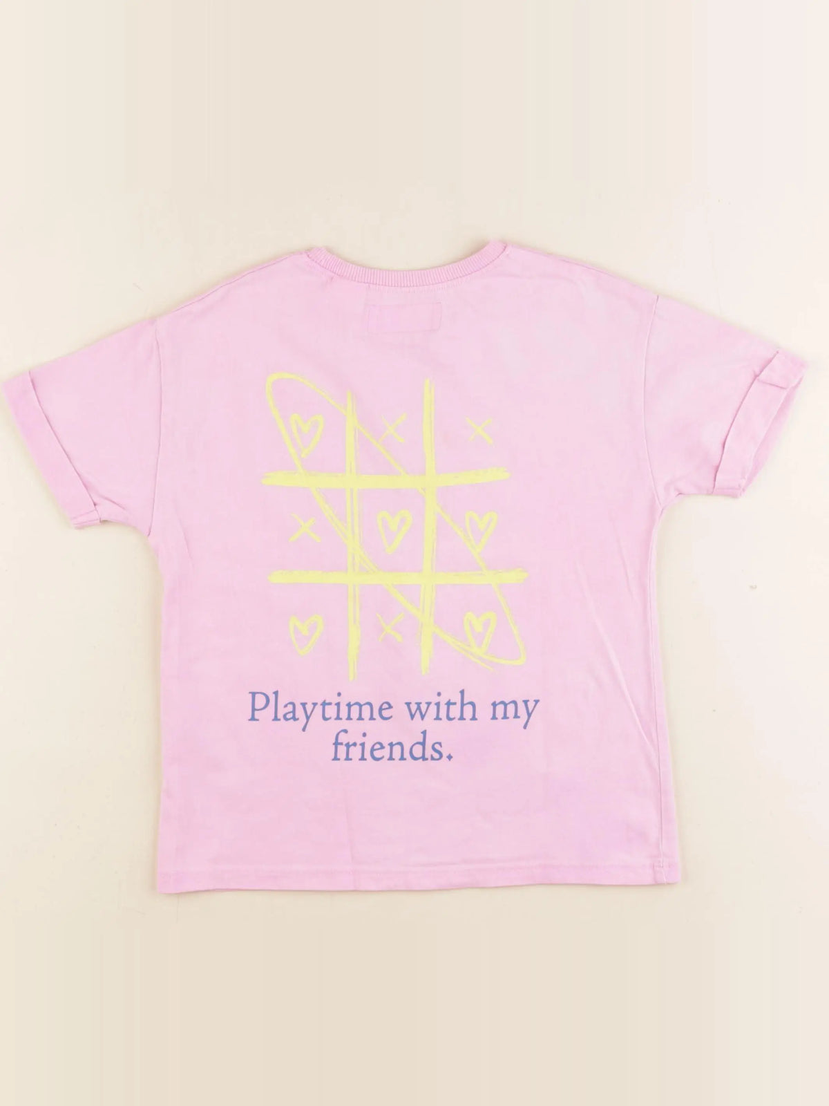 Zara - tee-shirt imprimé au dos rose - 5 ans