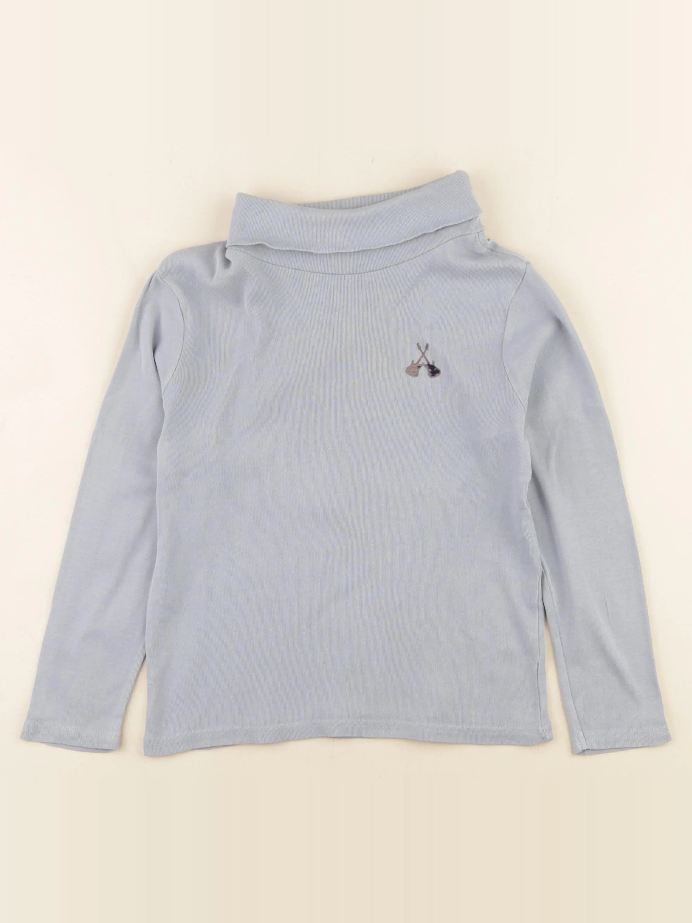 Vertbaudet - sous-pull bleu - 8 ans