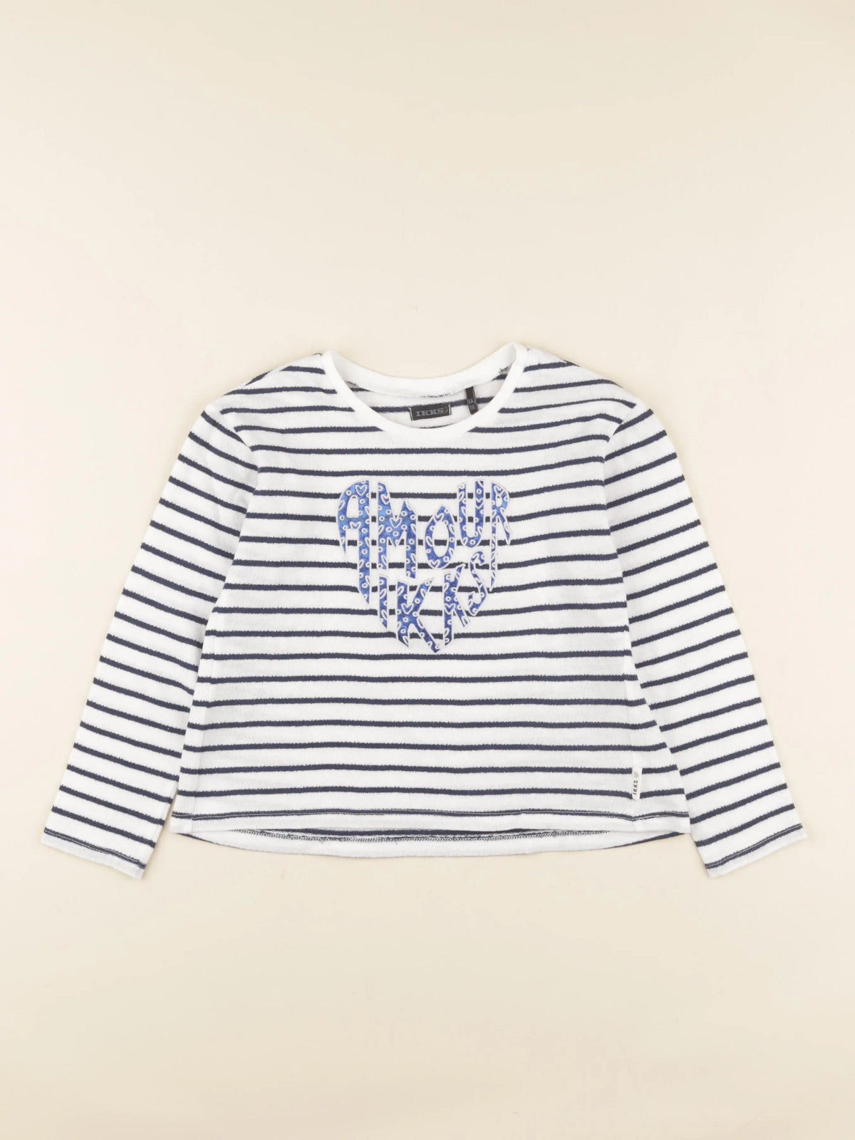 IKKS - tee-shirt bleu, blanc - 6 ans