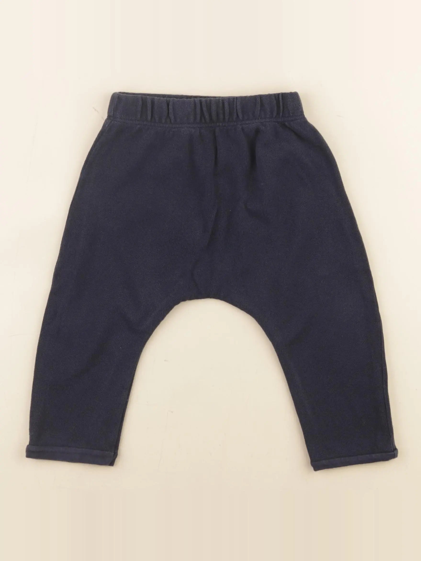 Petit Bateau - sarouel bleu - 12 mois