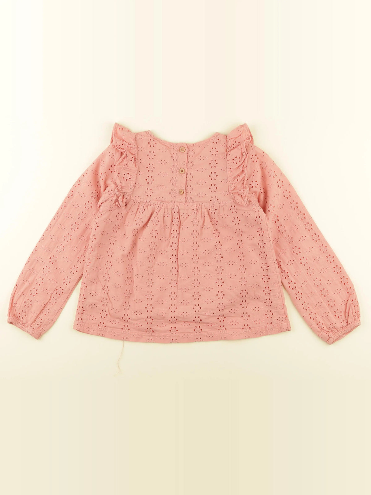 Vertbaudet - blouse rose - 7 ans