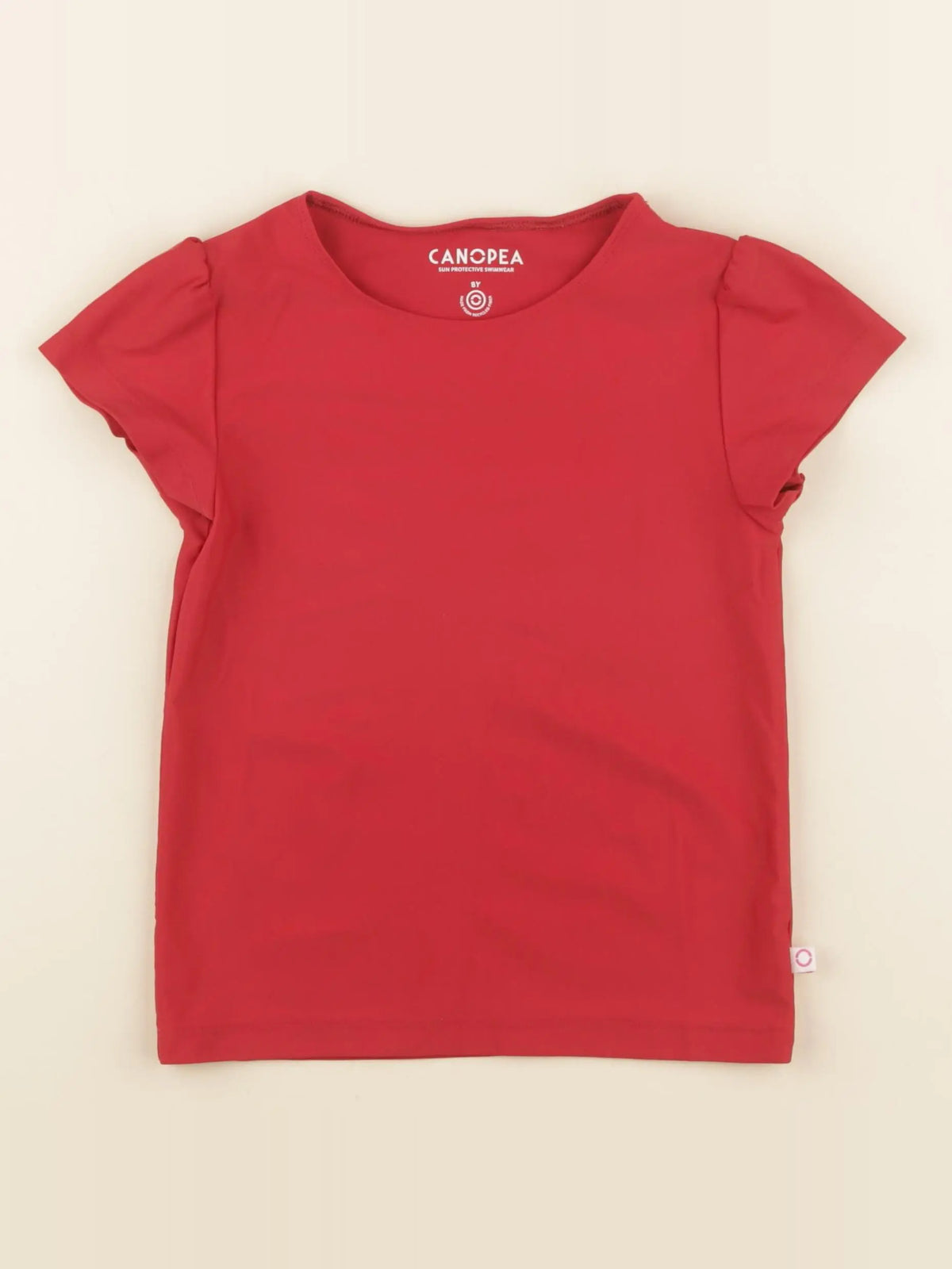 Canopea - tee-shirt de bain rouge - 8 ans