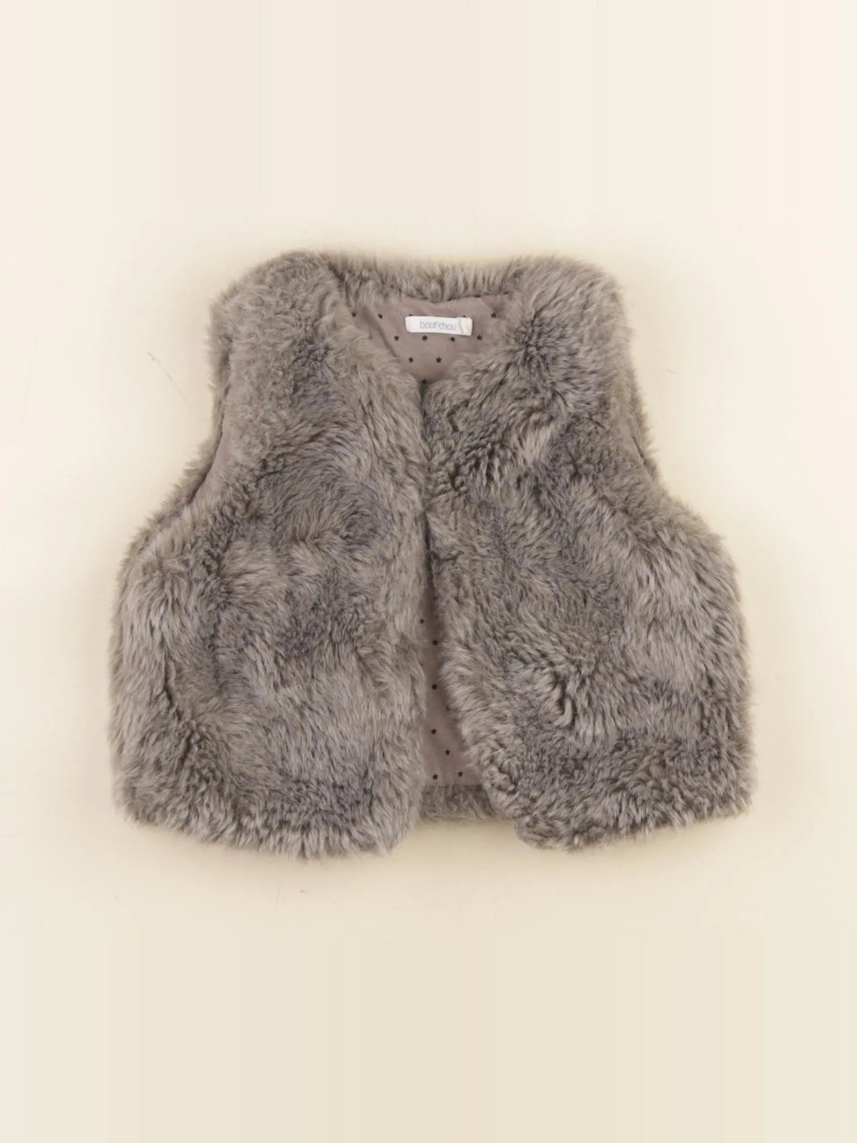 Boutchou - gilet marron - 12 mois