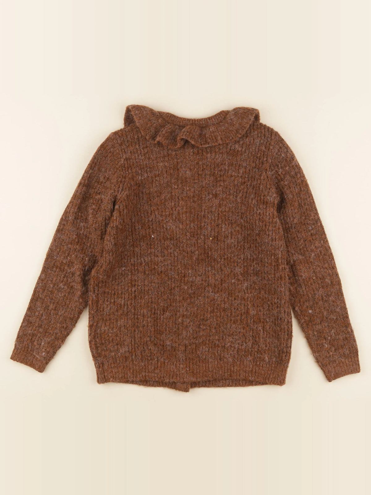 Vertbaudet - gilet marron - 12 ans