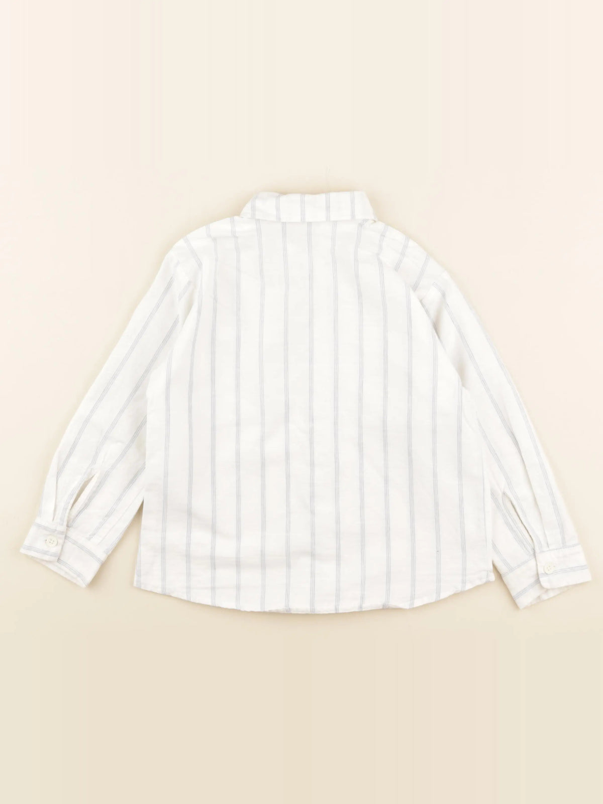 Zara - chemise bleu, blanc - 4/5 ans
