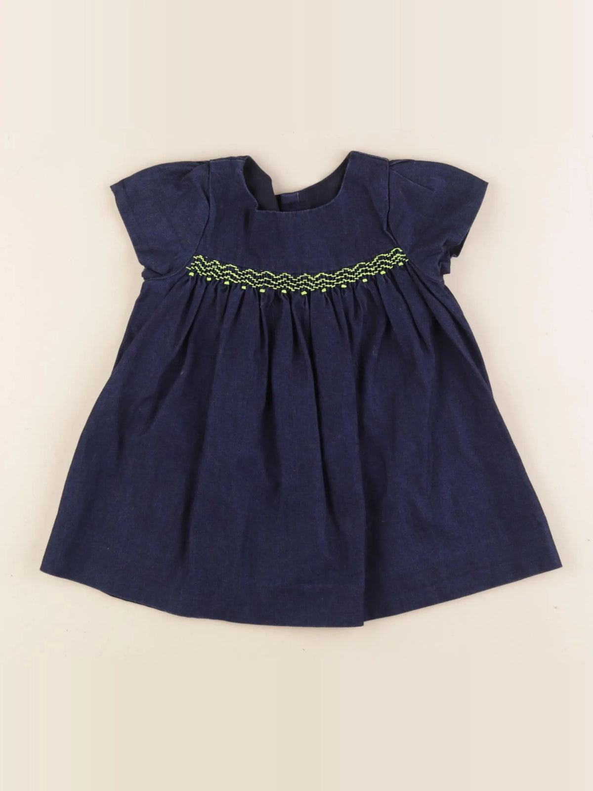 Jacadi - robe bleu - 12 mois