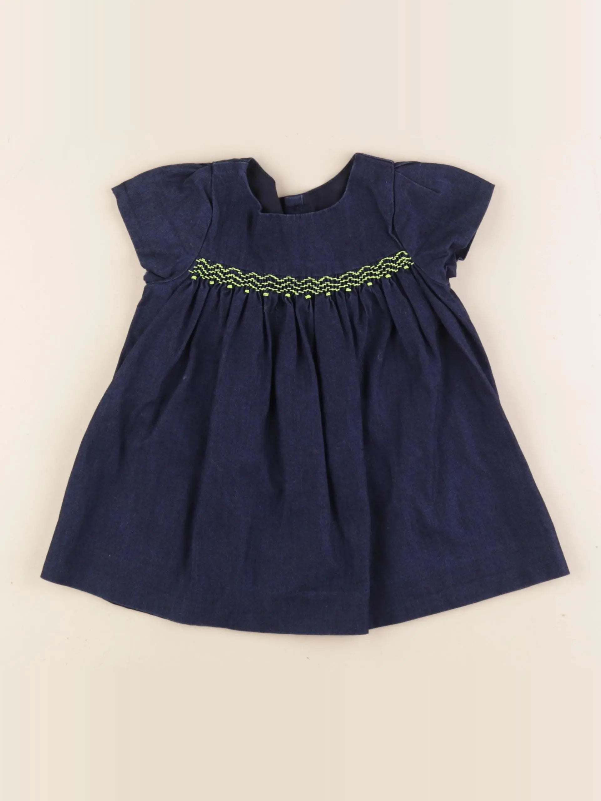 Jacadi - robe bleu - 12 mois