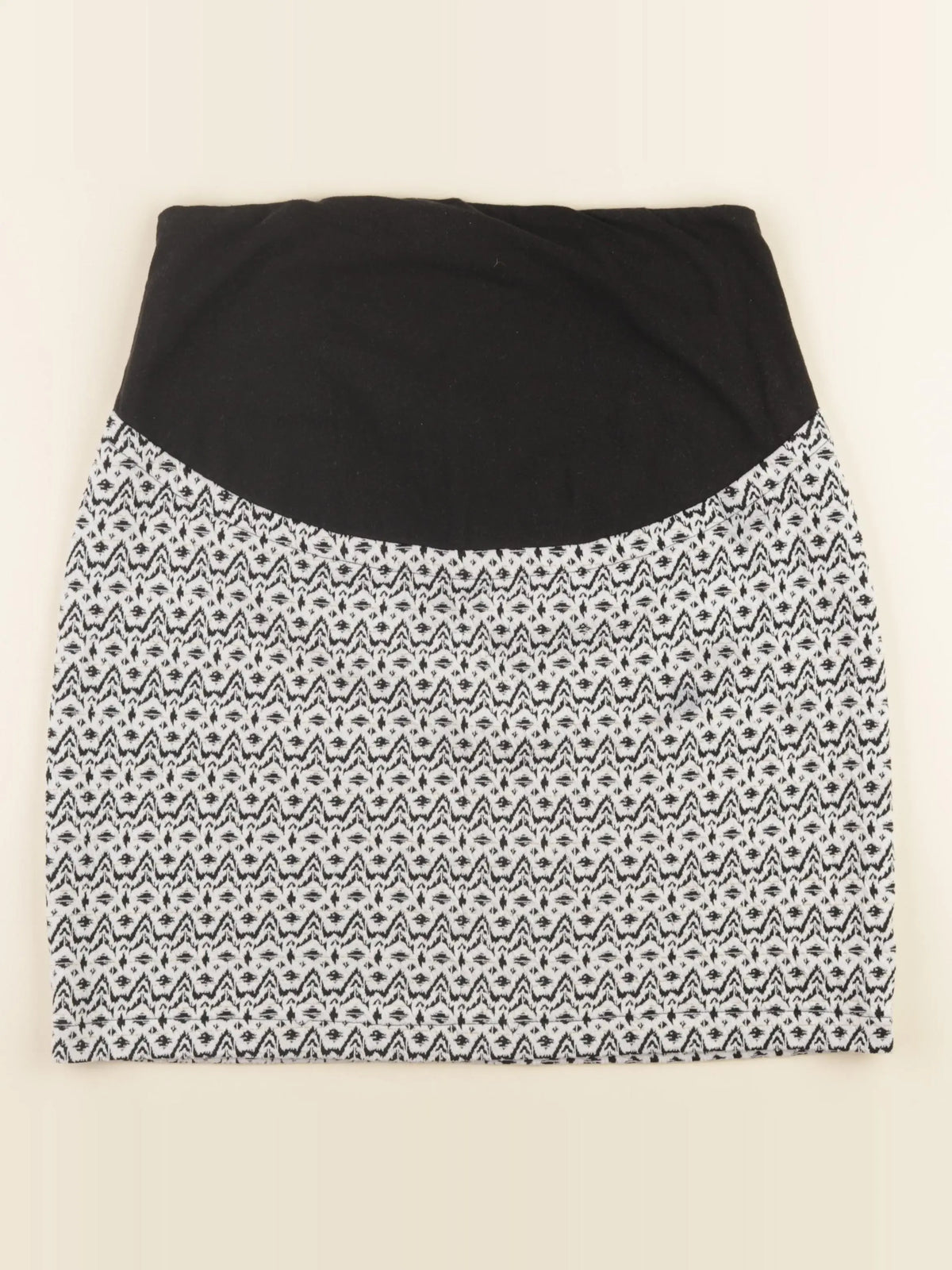 Vertbaudet - jupe grossesse blanc, noir - 42