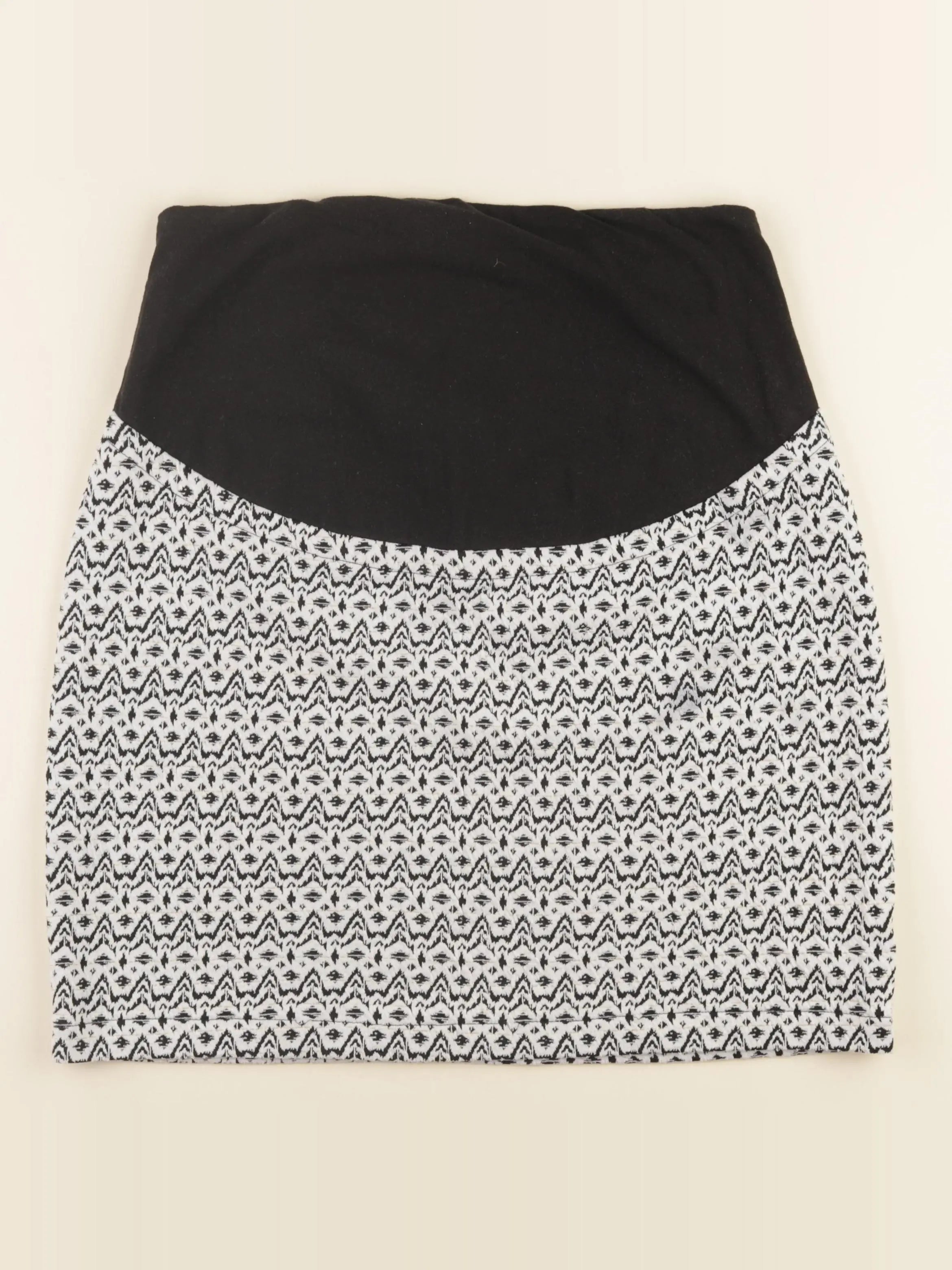 Vertbaudet - jupe grossesse blanc, noir - 42