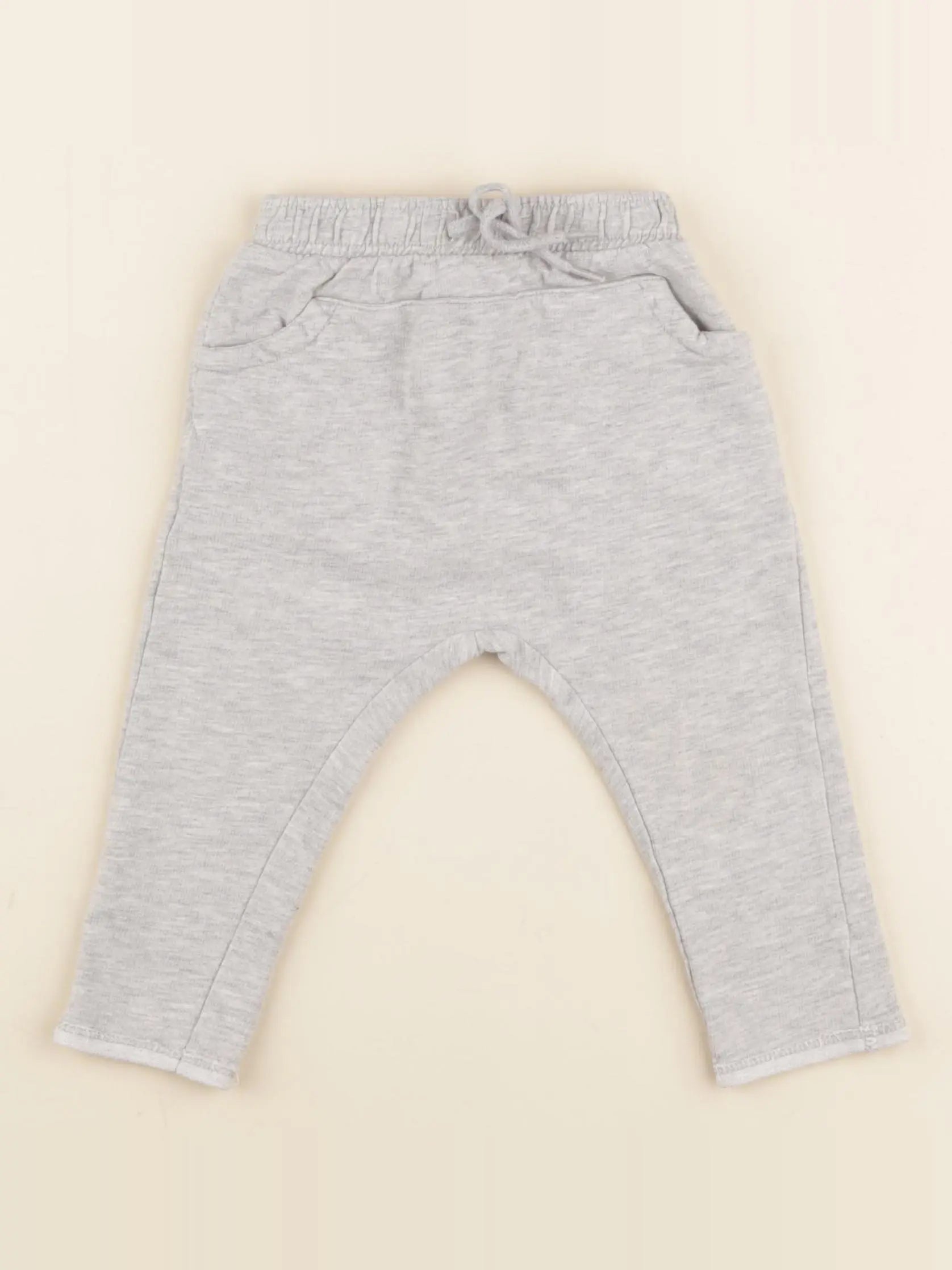 Vertbaudet - pantalon gris - 9 mois